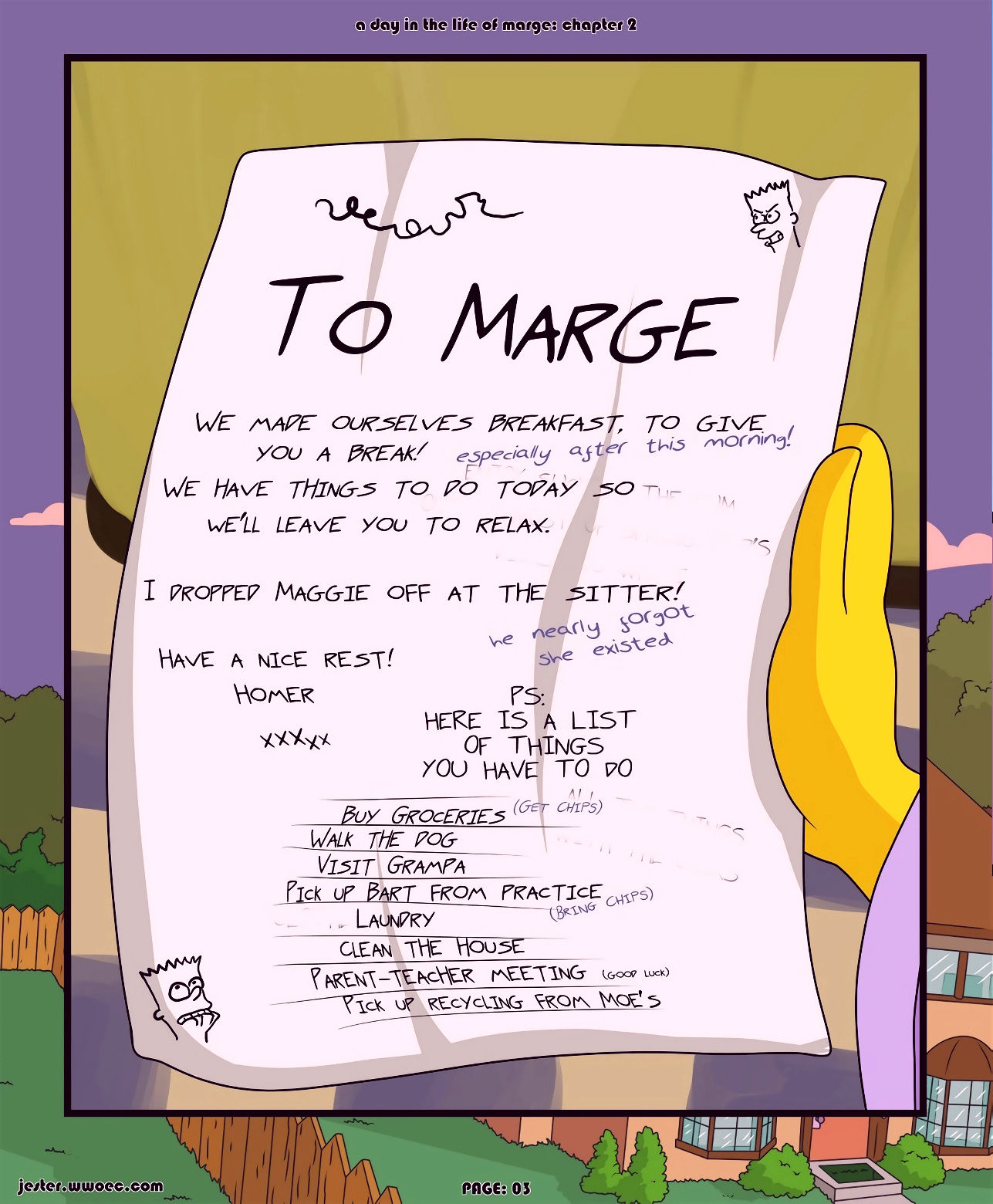 A day in the life of marge 2 porn comic picture 03
