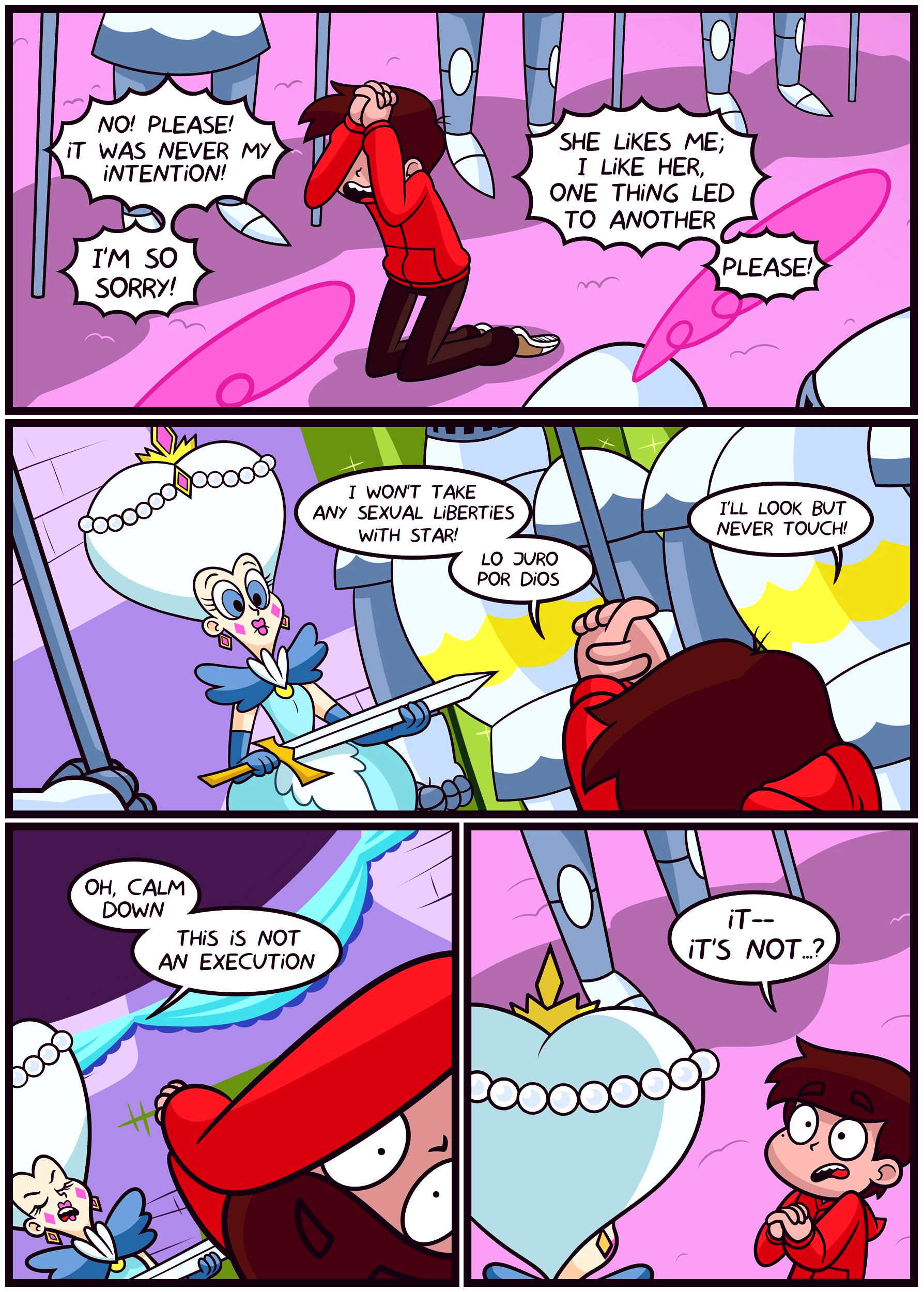 Alone with the queen porn comic picture 11