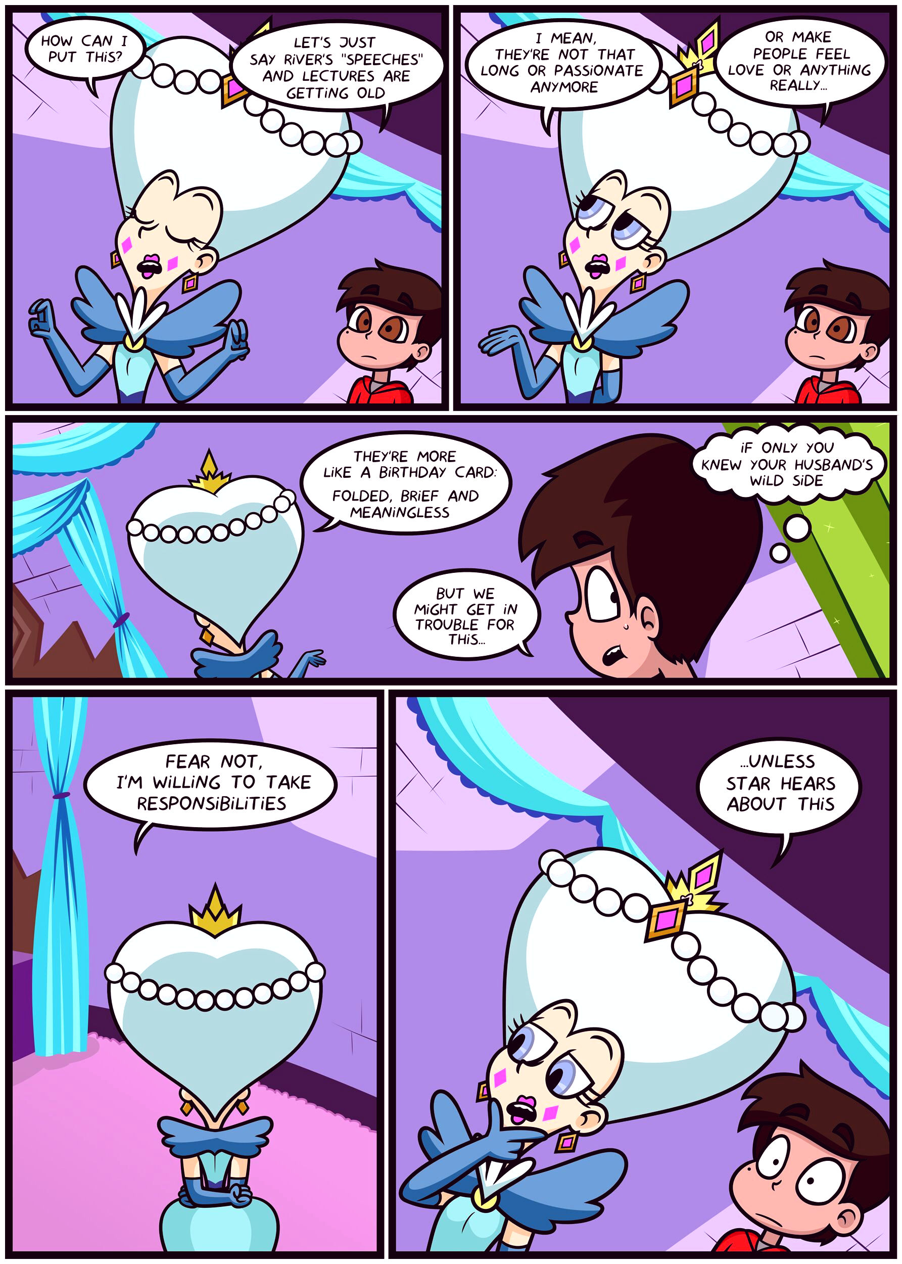 Alone with the queen porn comic picture 15