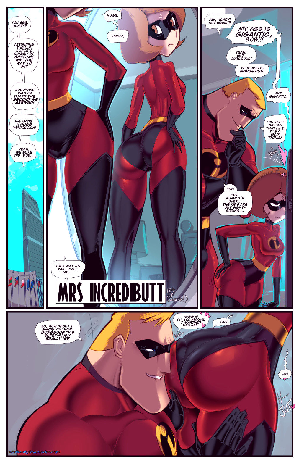 Mrs incredibutt porn comic picture 1