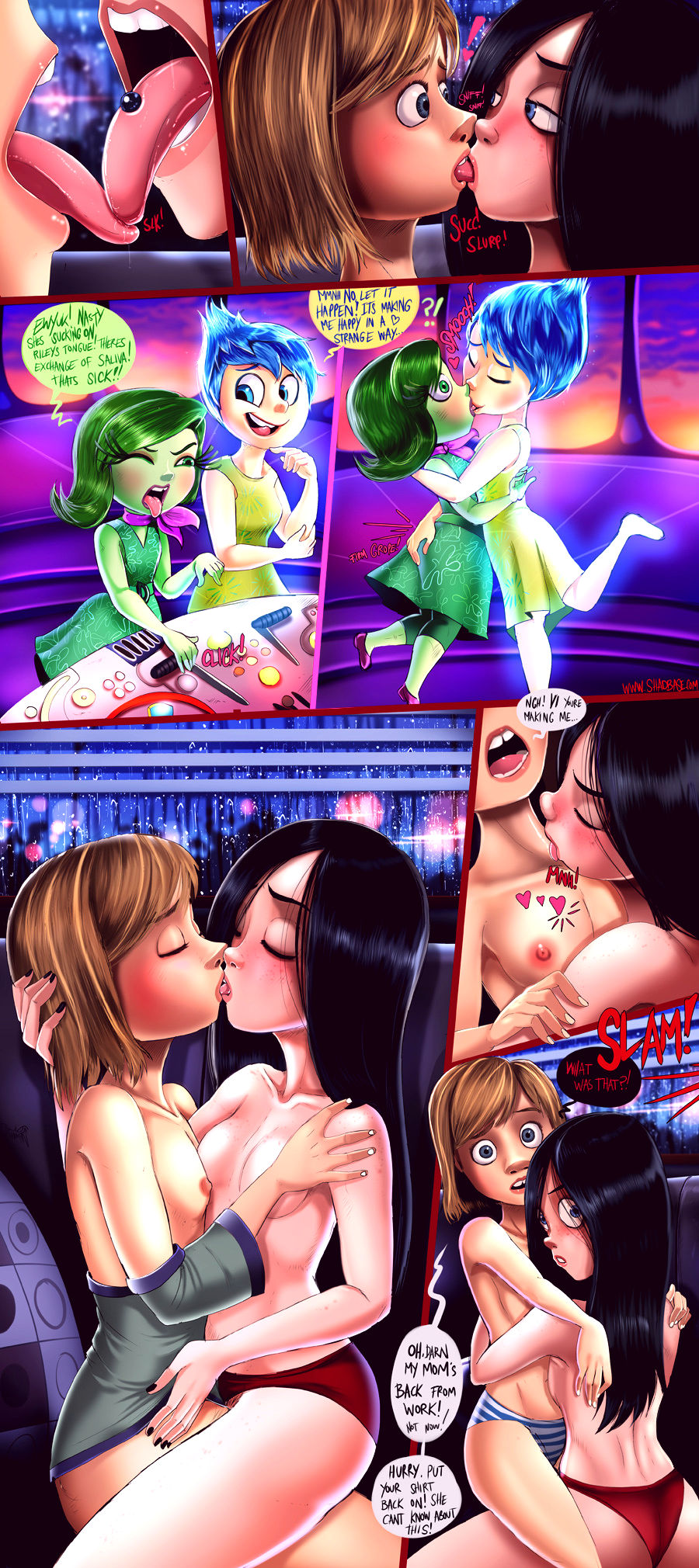 Sleepover porn comic picture 05