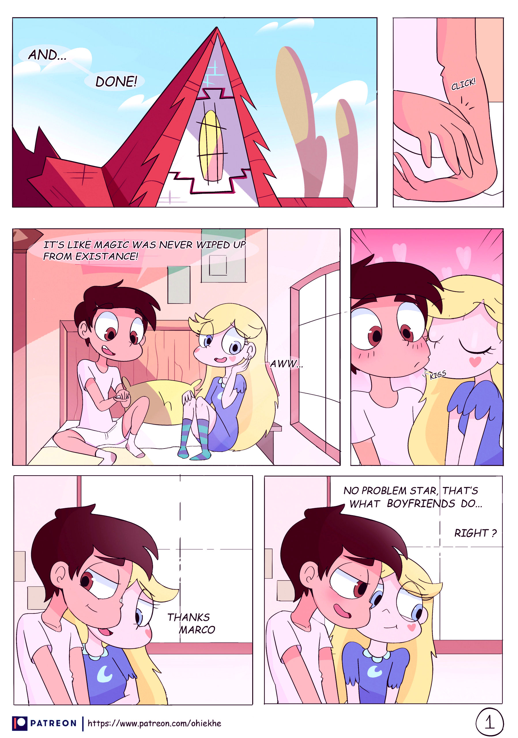 Time alone porn comic picture 2