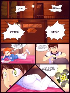 Gwen vs fourarms porn comic picture 1