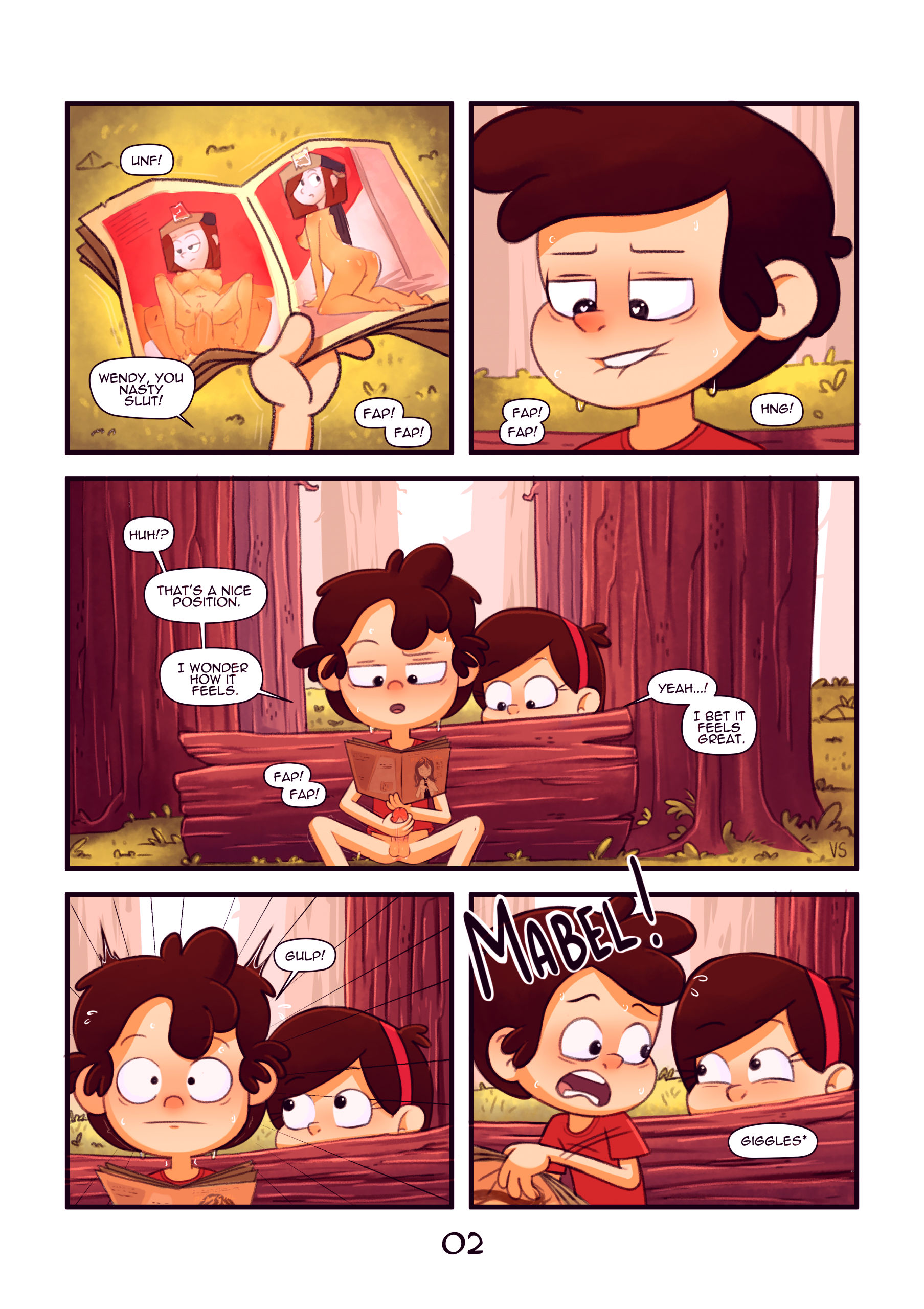Secret of the woods porn comic picture 3