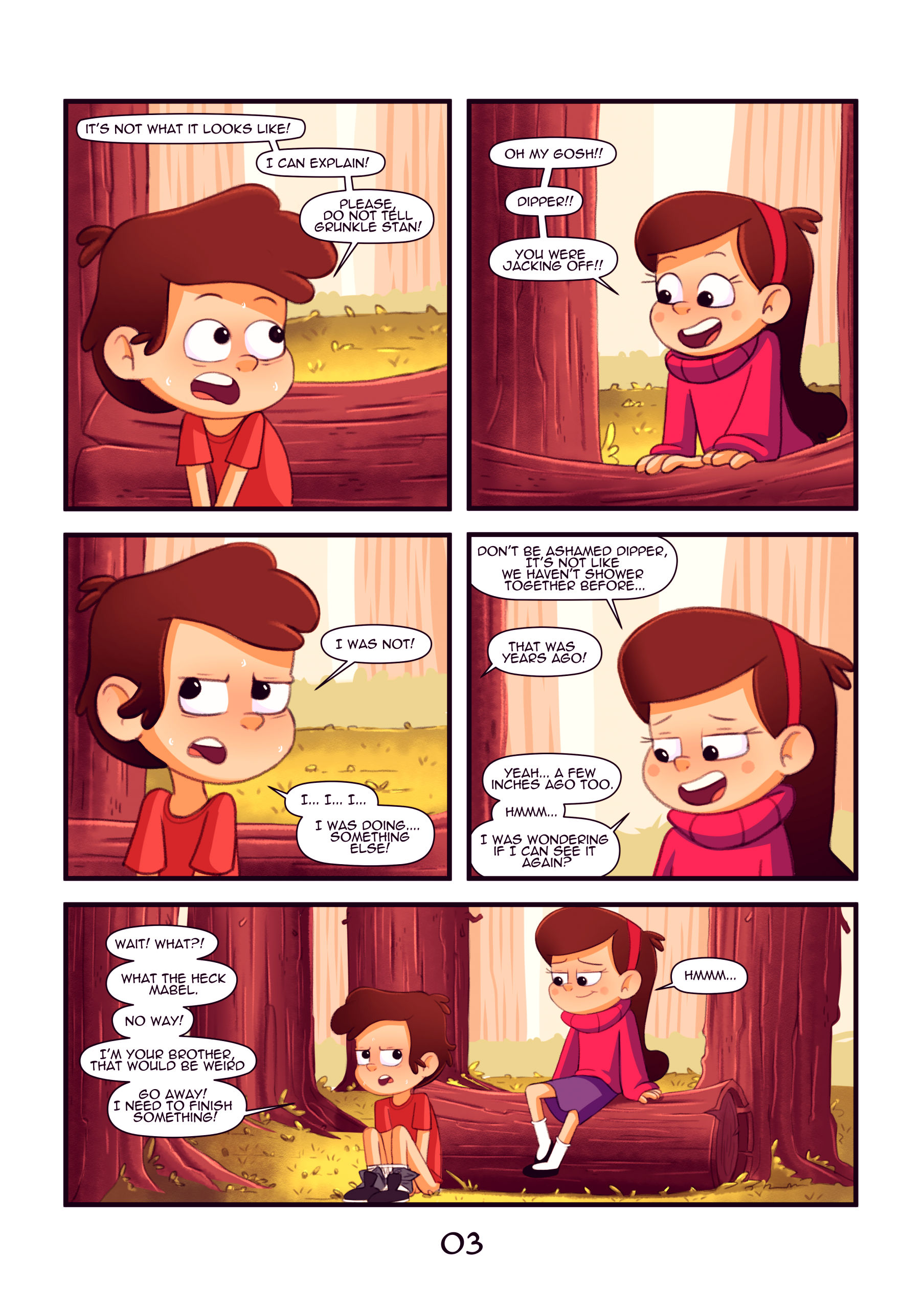 Secret of the woods porn comic picture 4