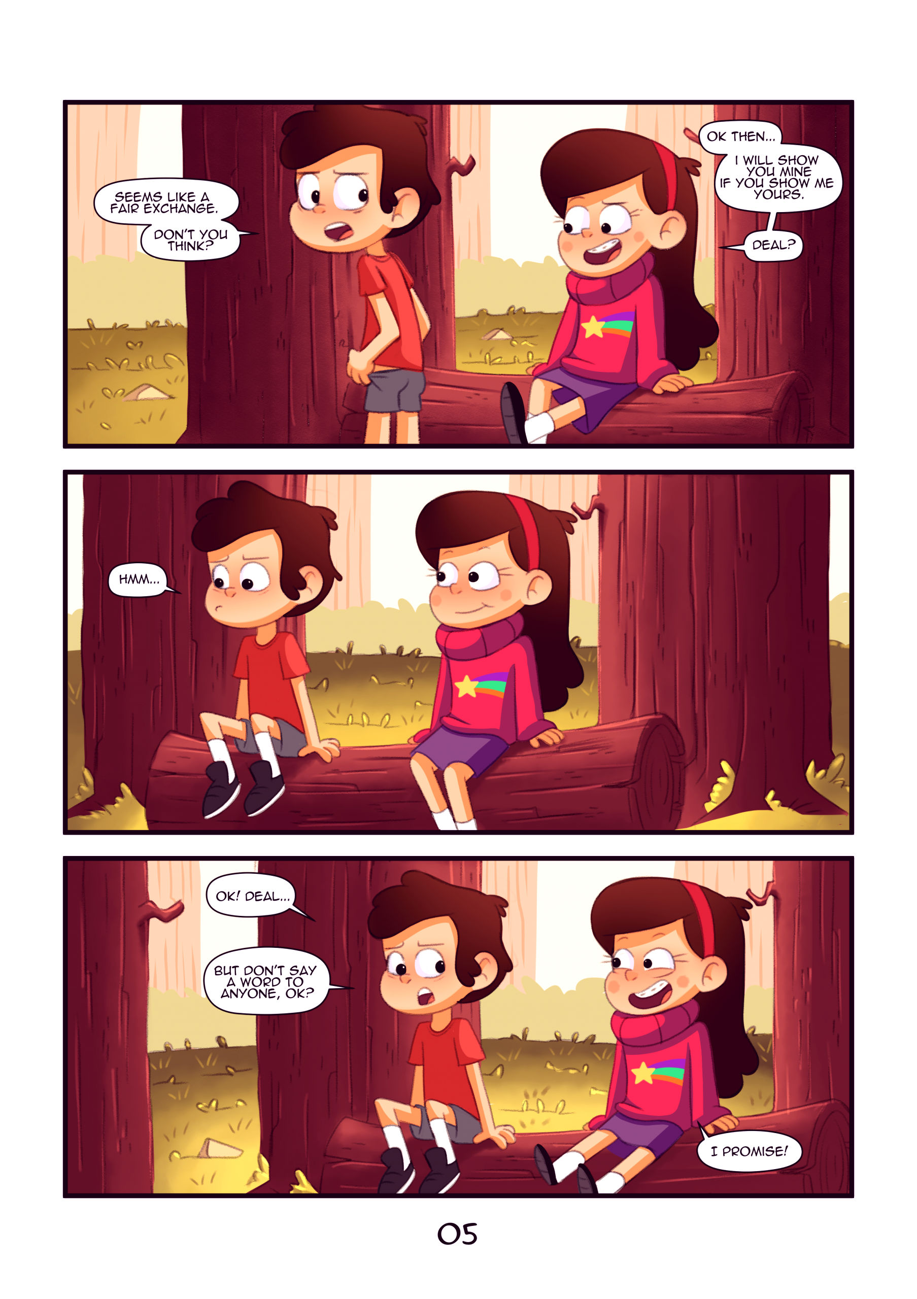 Secret of the woods porn comic picture 6