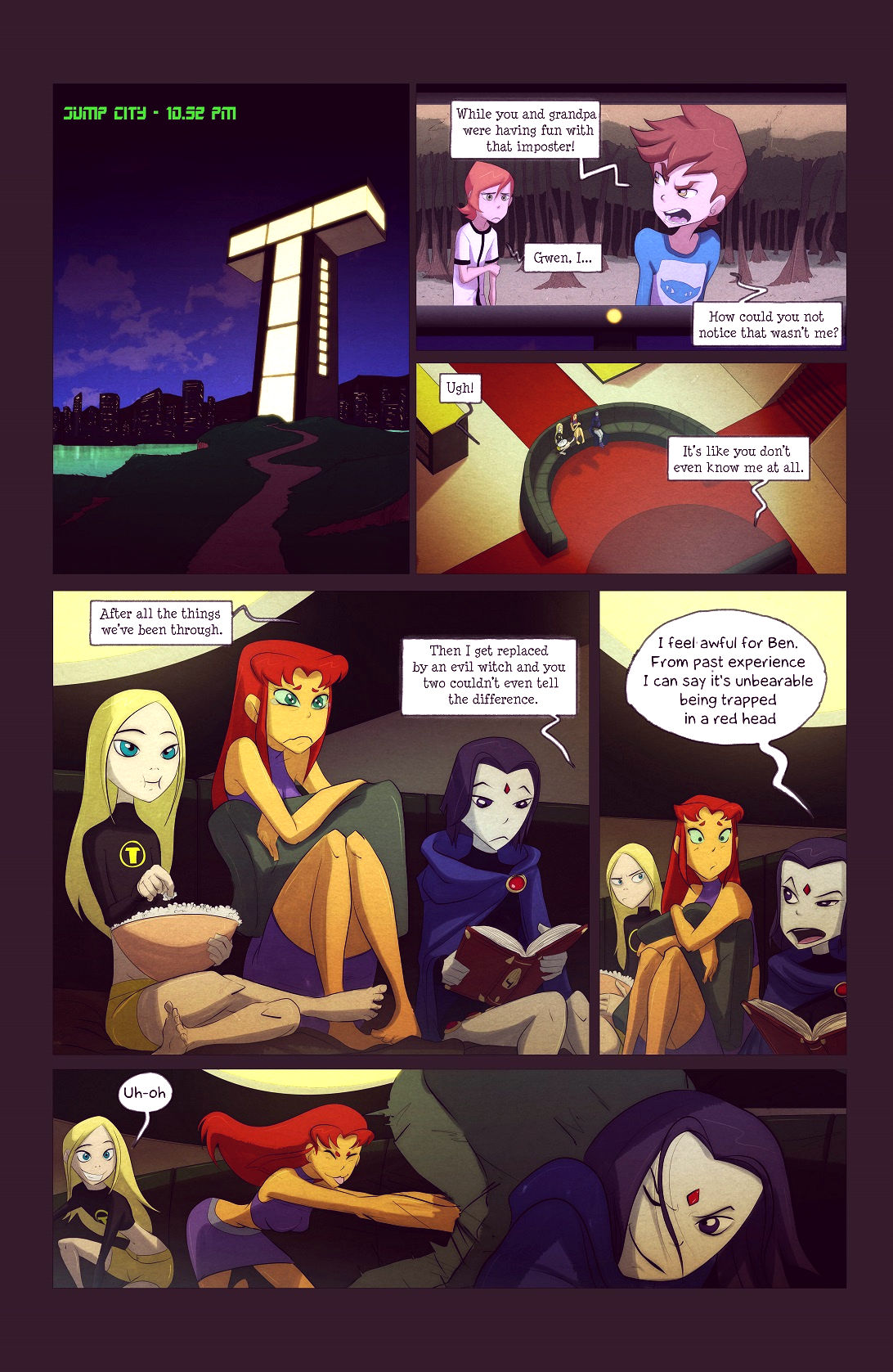 A few less titans porn comic picture 1