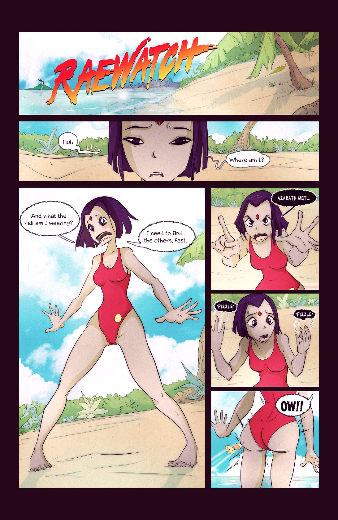 A few less titans porn comic picture 11