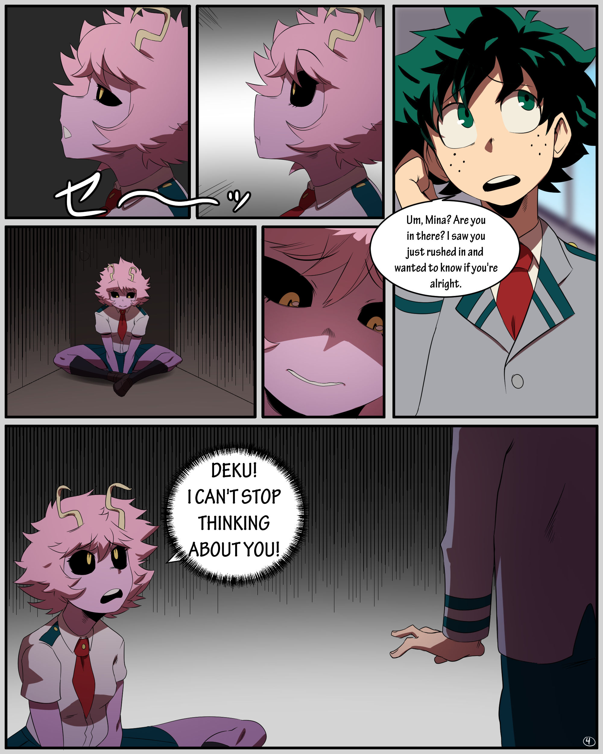 Mina x izuku comic hentai manga picture 5