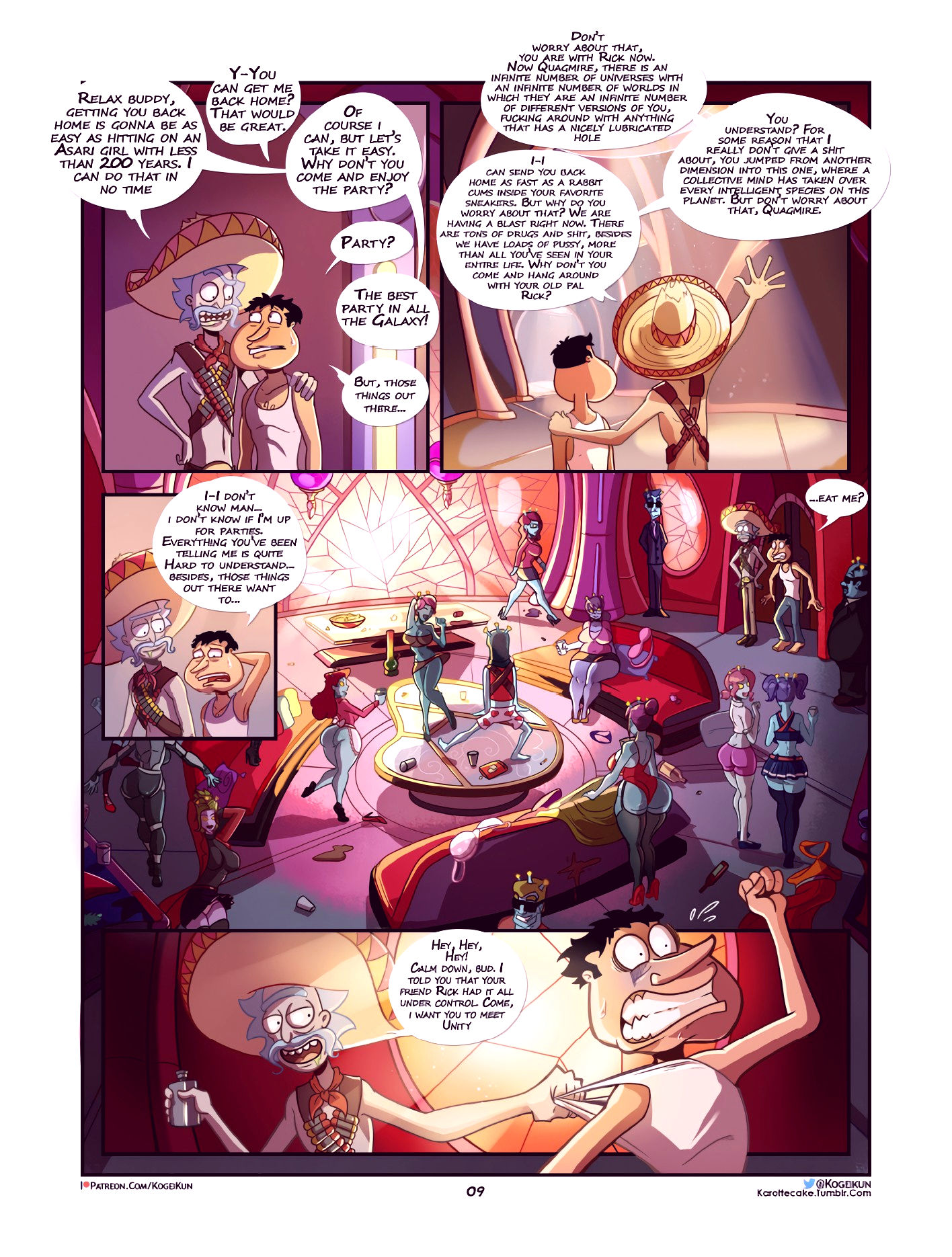 Quagmire into the multiverse porn comic picture 10