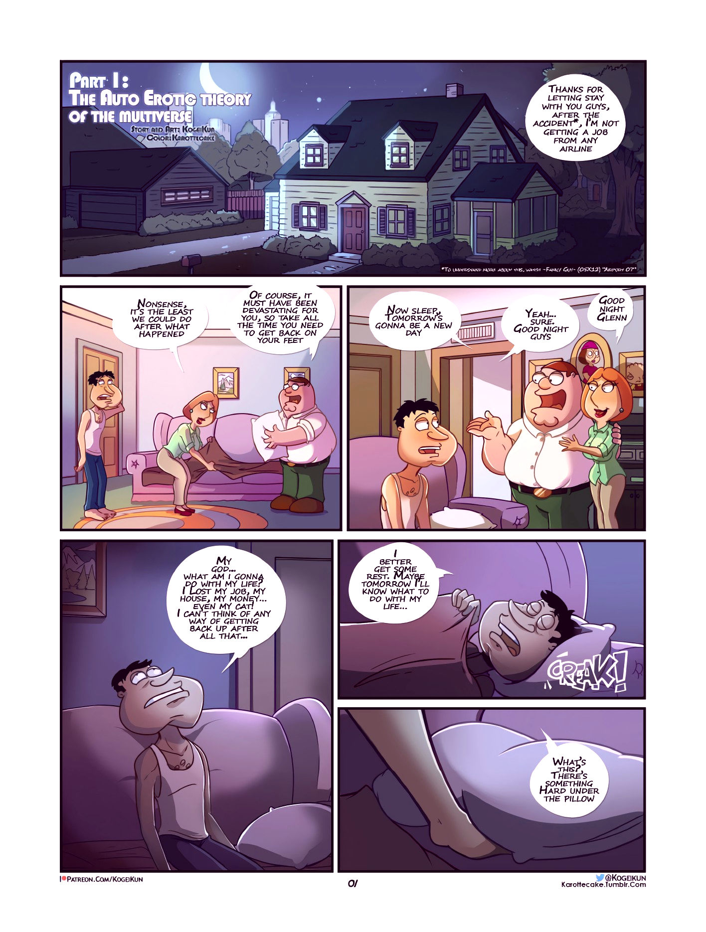 Quagmire into the multiverse porn comic picture 2
