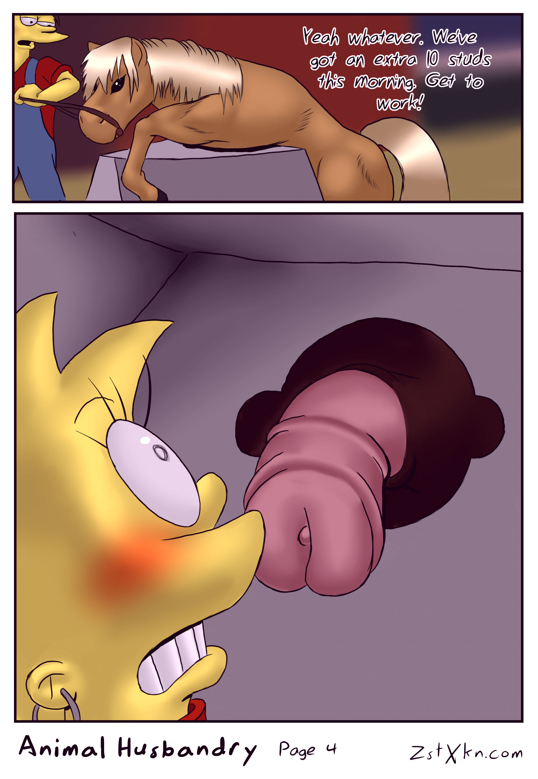 Animal husbandry porn comic picture 4