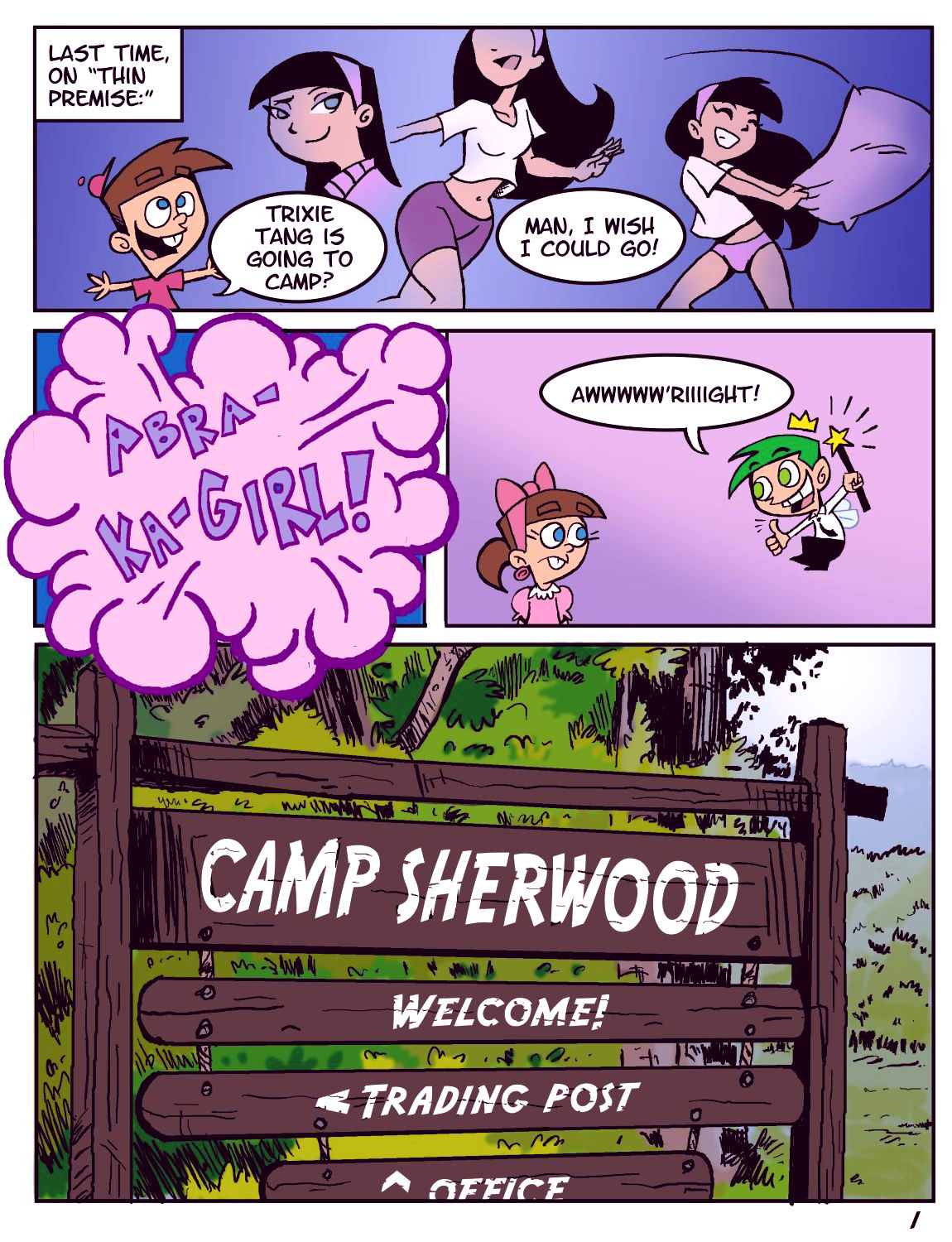 Camp sherwood porn comic picture 1