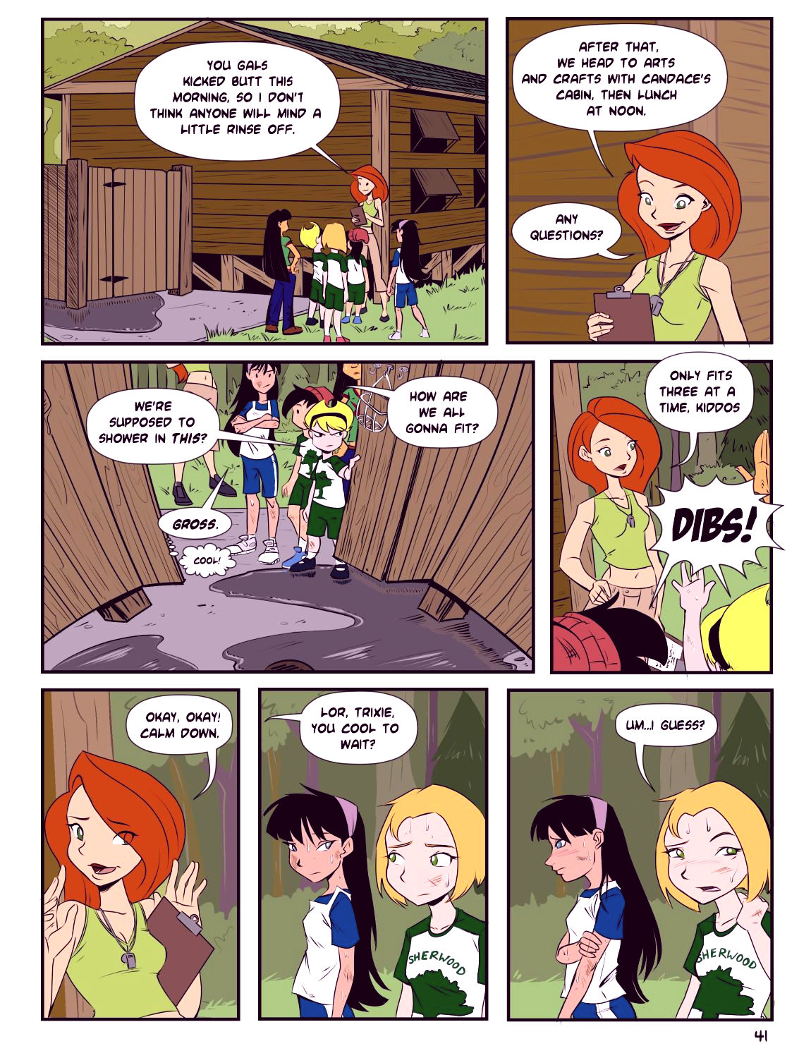Camp sherwood porn comic picture 41