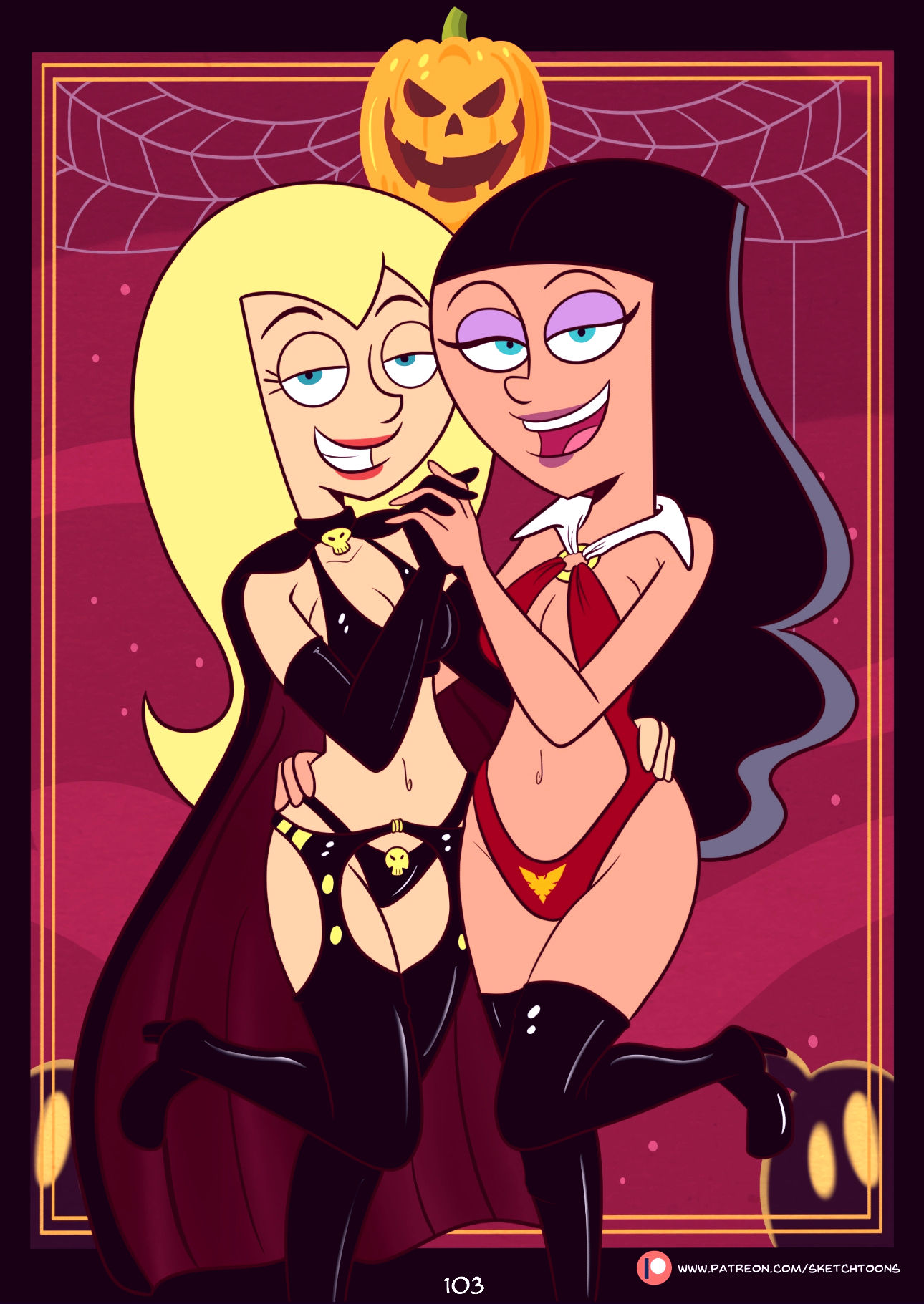 Lewdoween 2020 porn comic picture 104