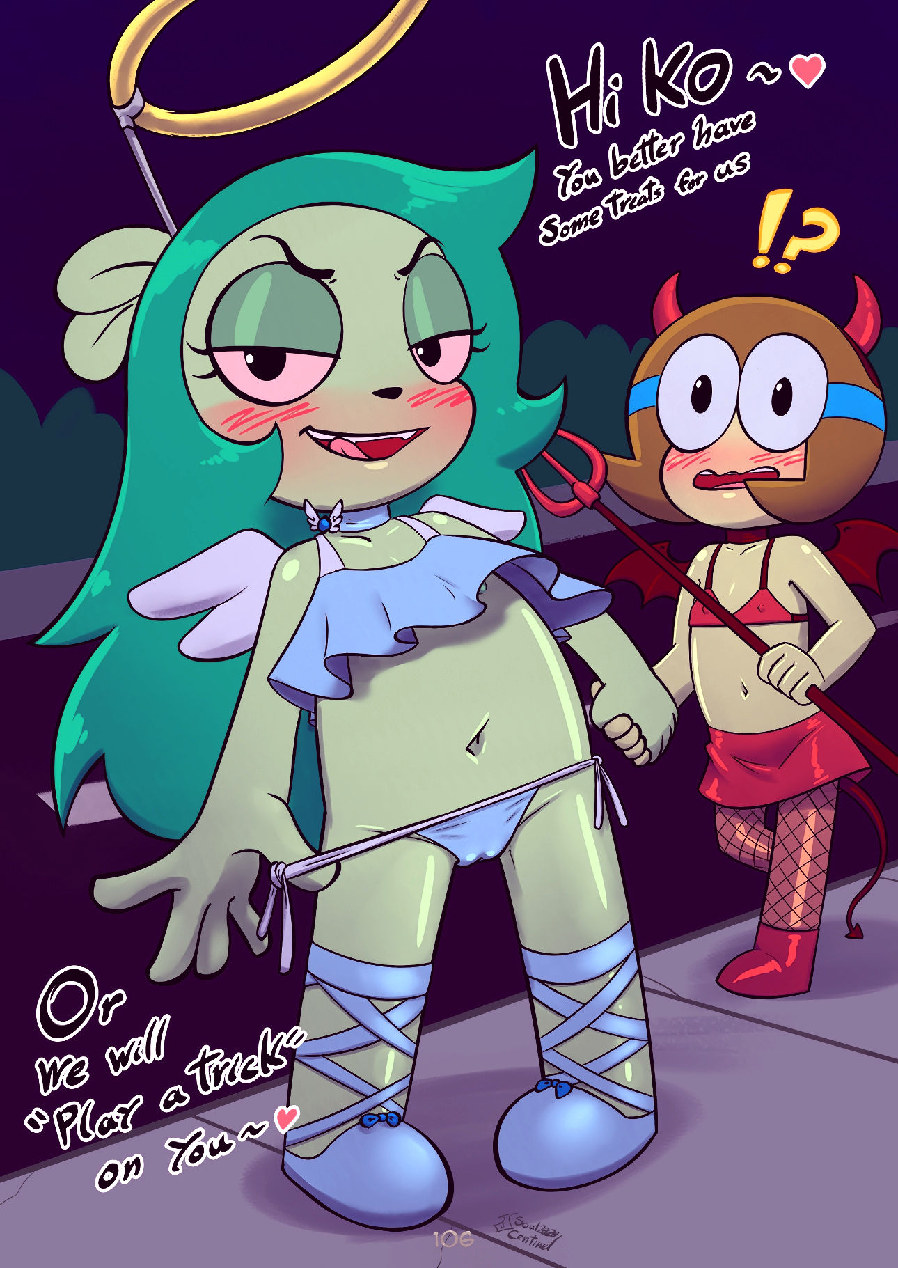 Lewdoween 2020 porn comic picture 107