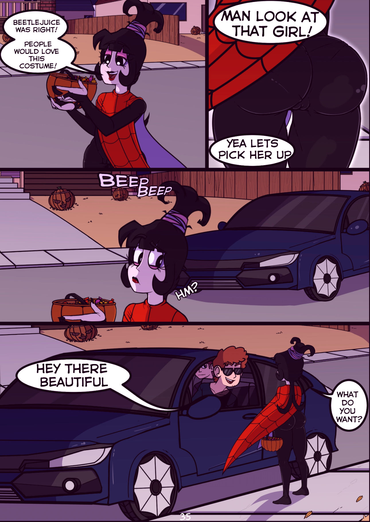 Lewdoween 2020 porn comic picture 36