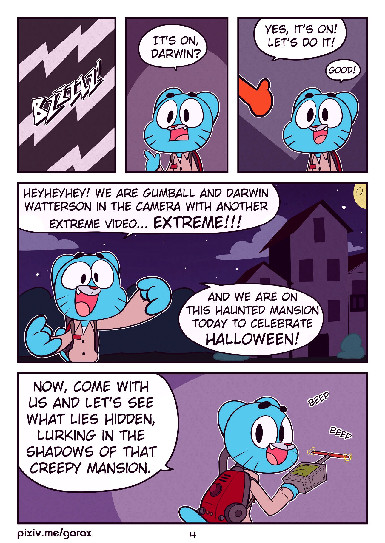 Lewdoween 2020 porn comic picture 5