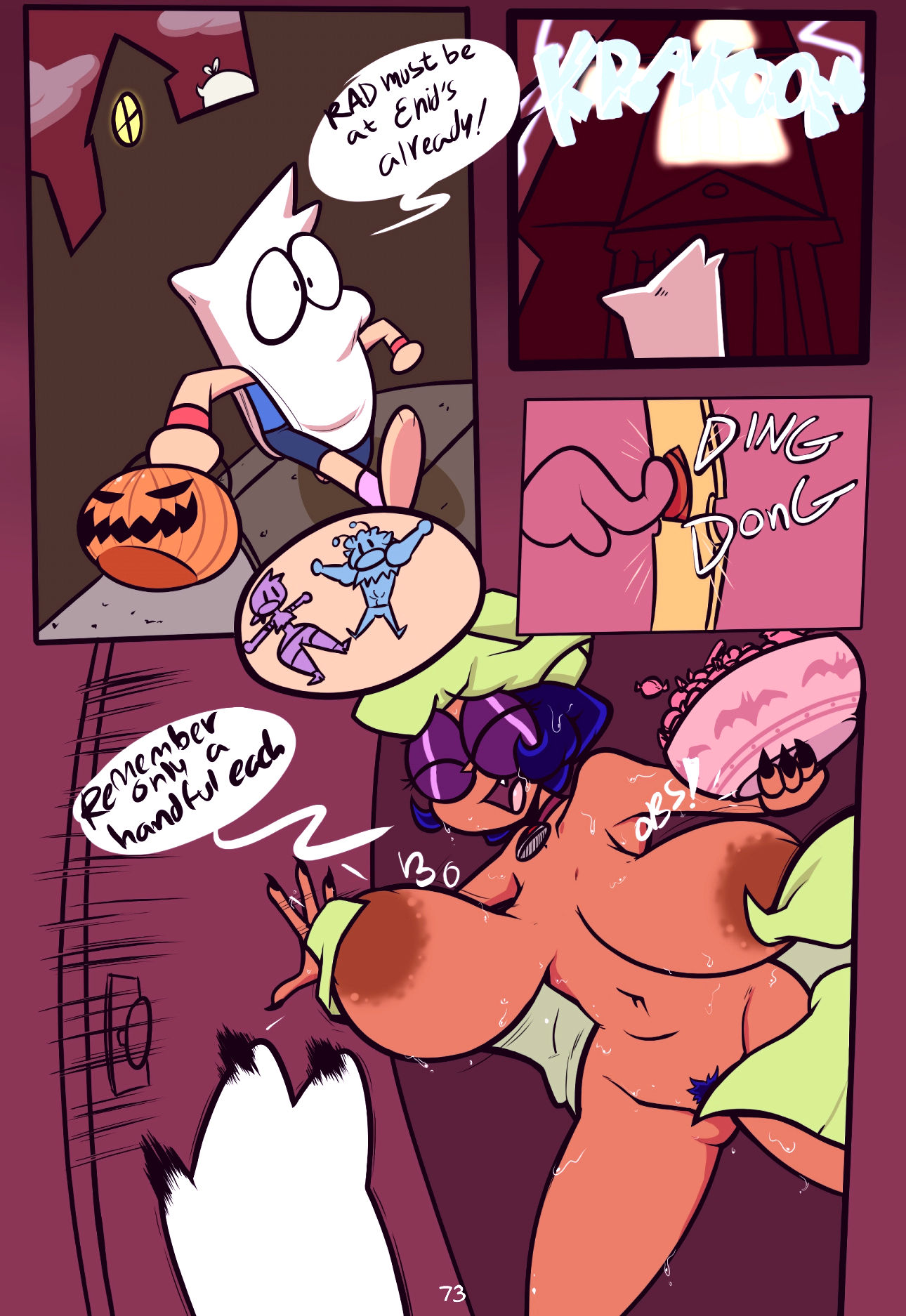 Lewdoween 2020 porn comic picture 74
