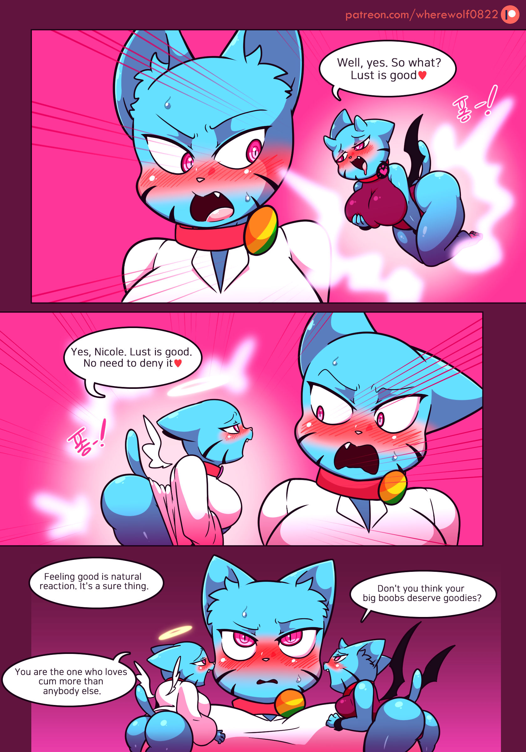 Lusty world of nicole 2 angel porn comic picture 2