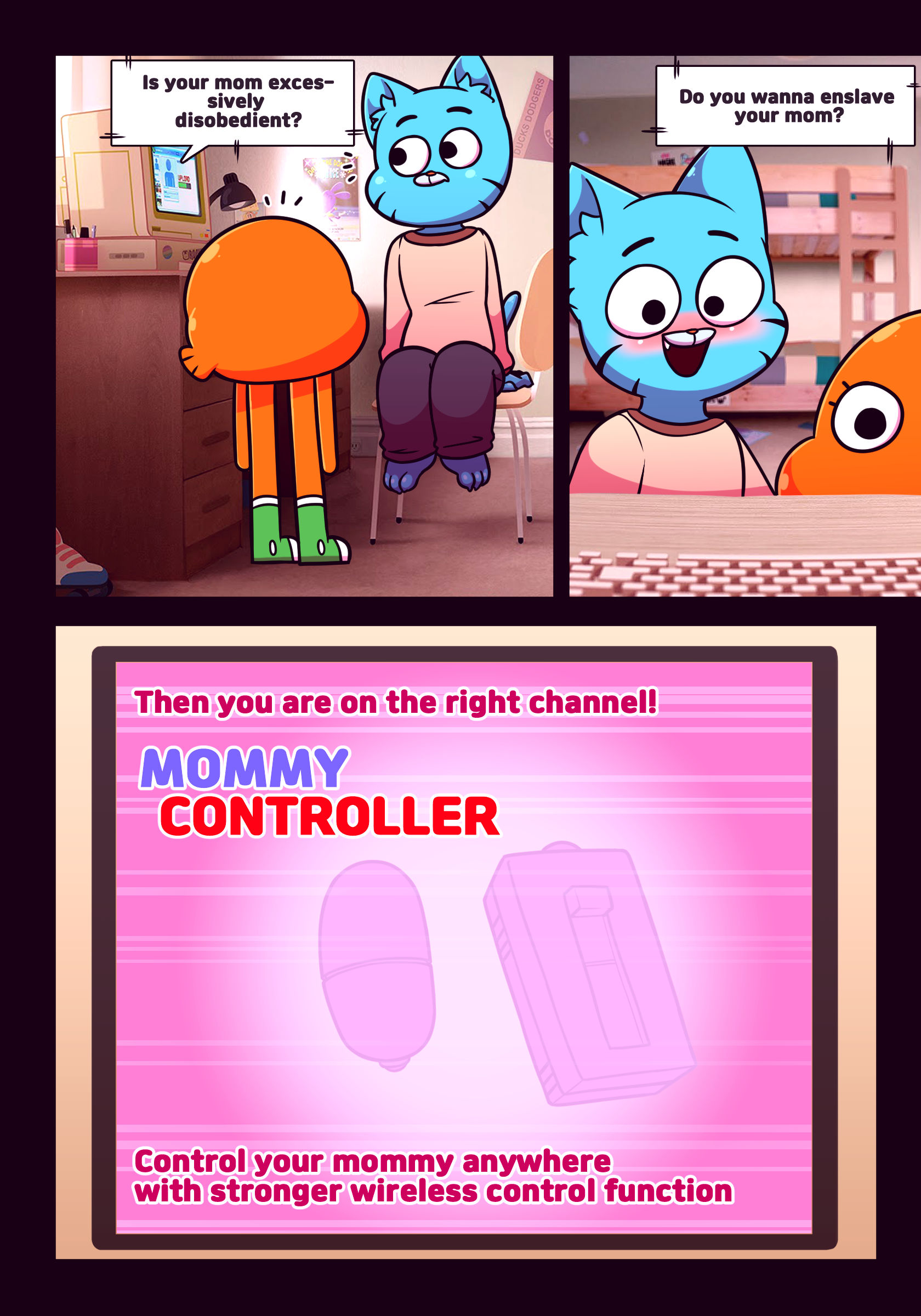 Lusty world of nicole 3 controller porn comic picture 2