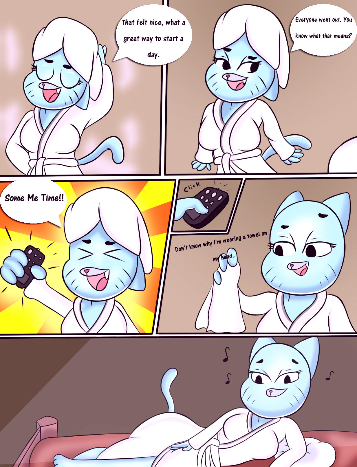 Nicoles relaxing day porn comic picture 2