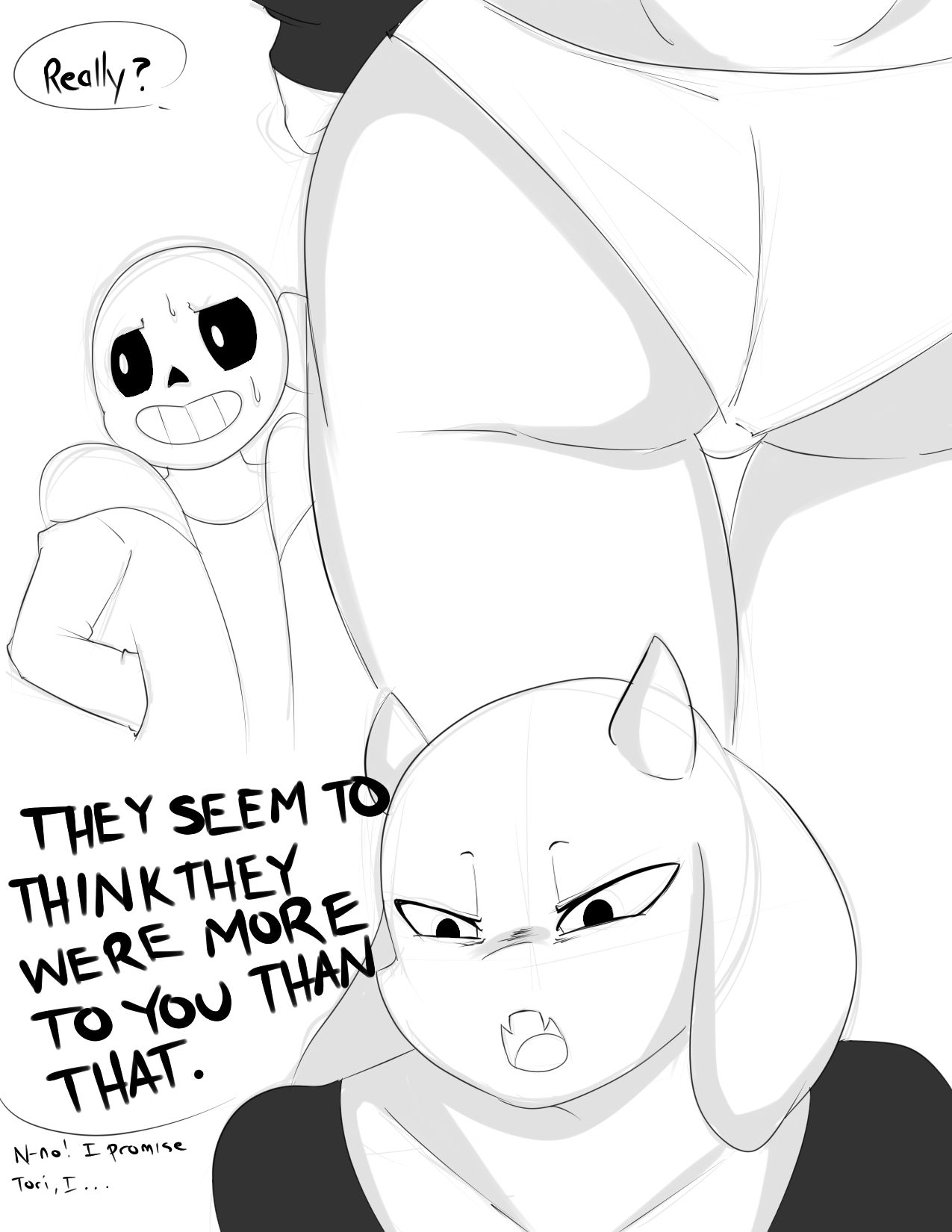 Sans x toriel porn comic picture 2