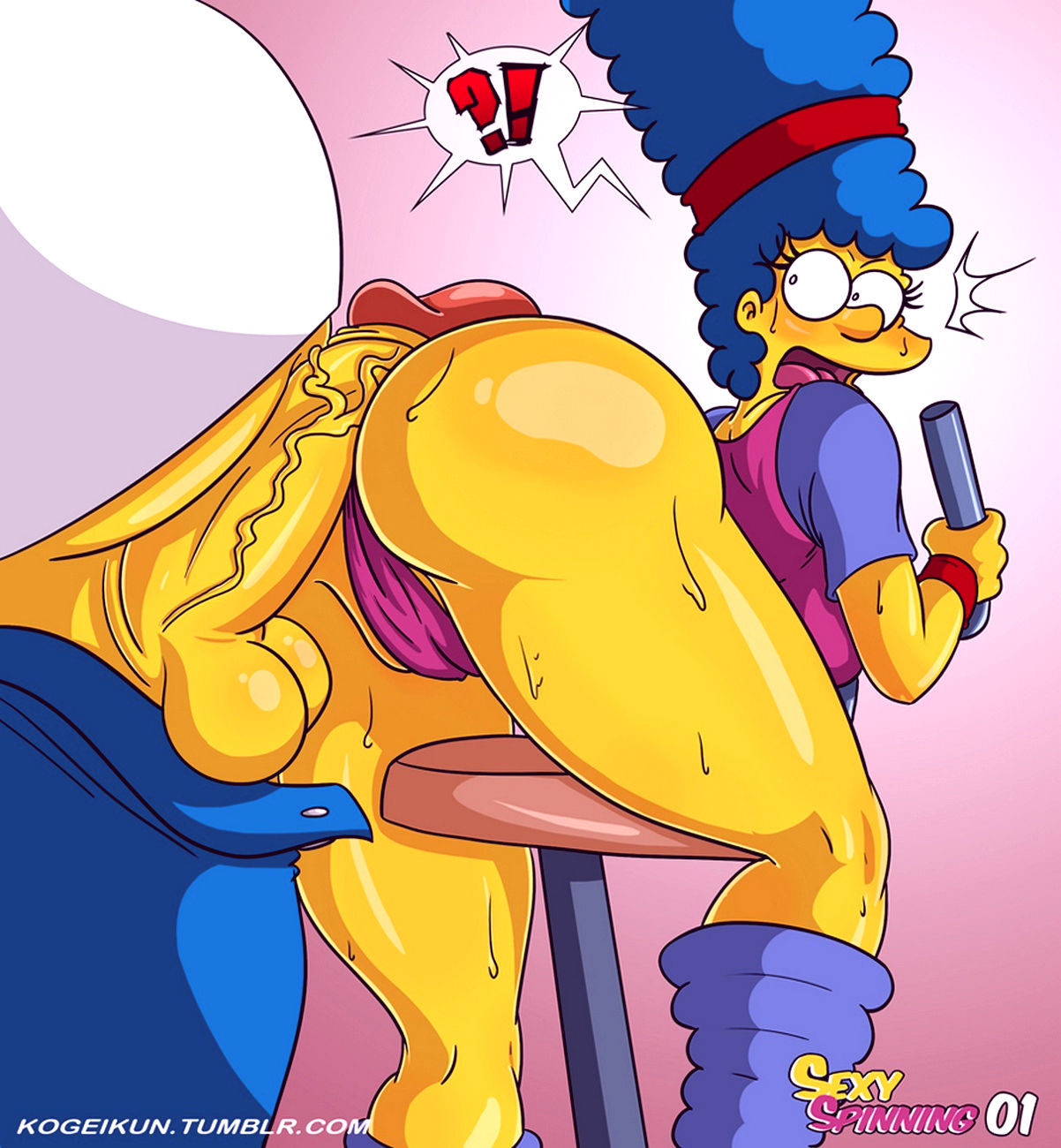 Sexy spinning porn comic picture 2