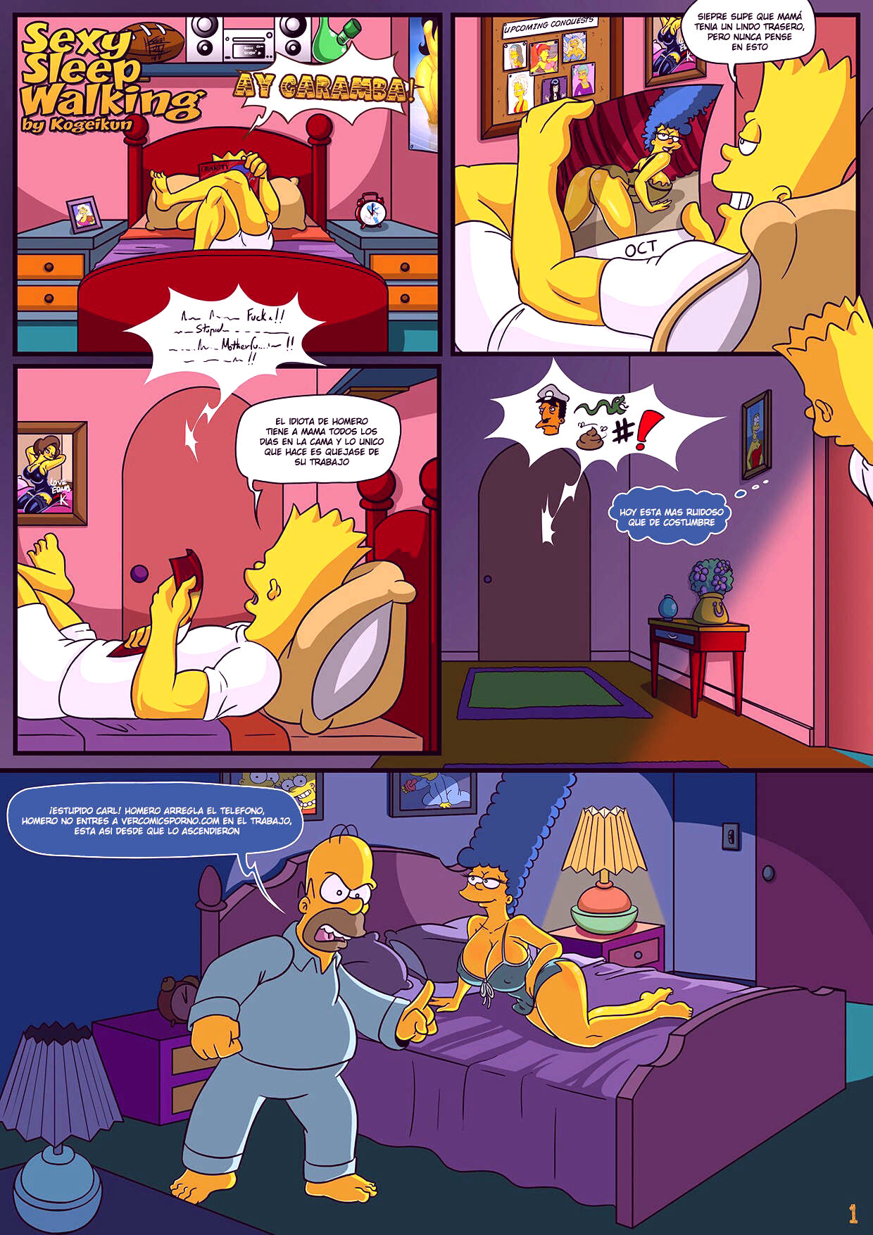 Sexy sleep walking porn comic picture 2
