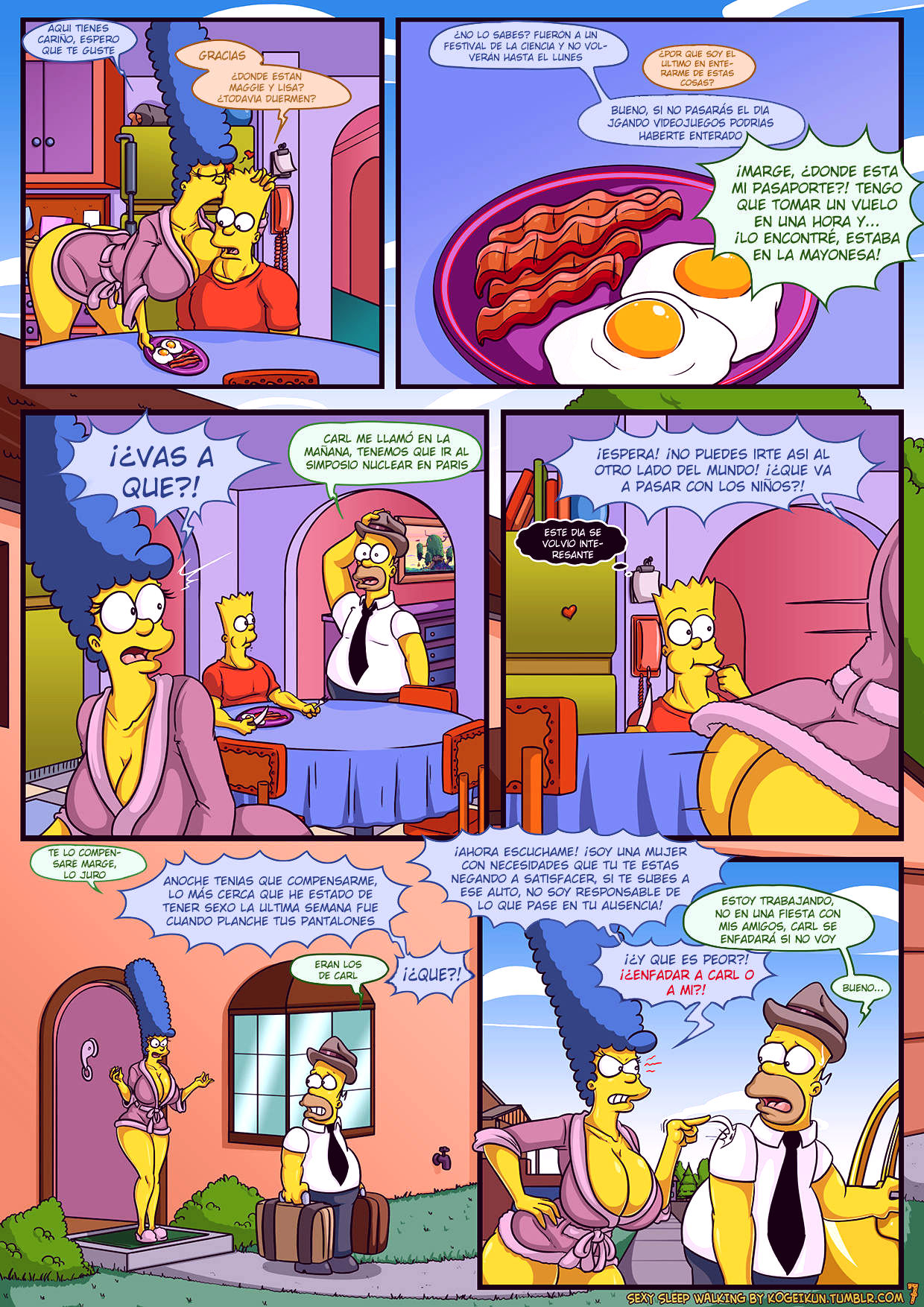 Sexy sleep walking porn comic picture 8