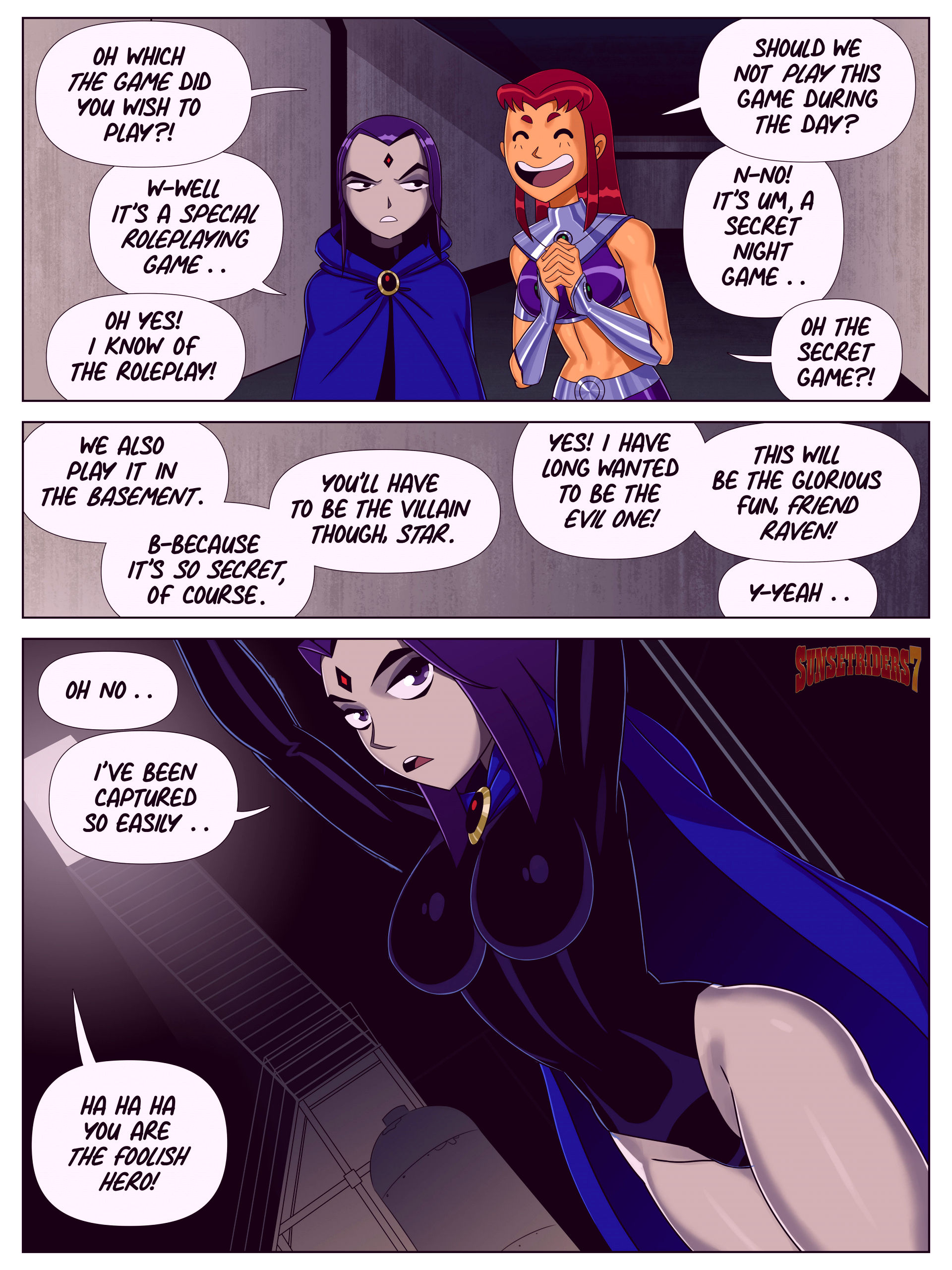 Starfire the terrible porn comic picture 6