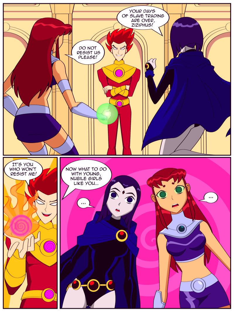 Teen titans vs ziziphus porn comic picture 1
