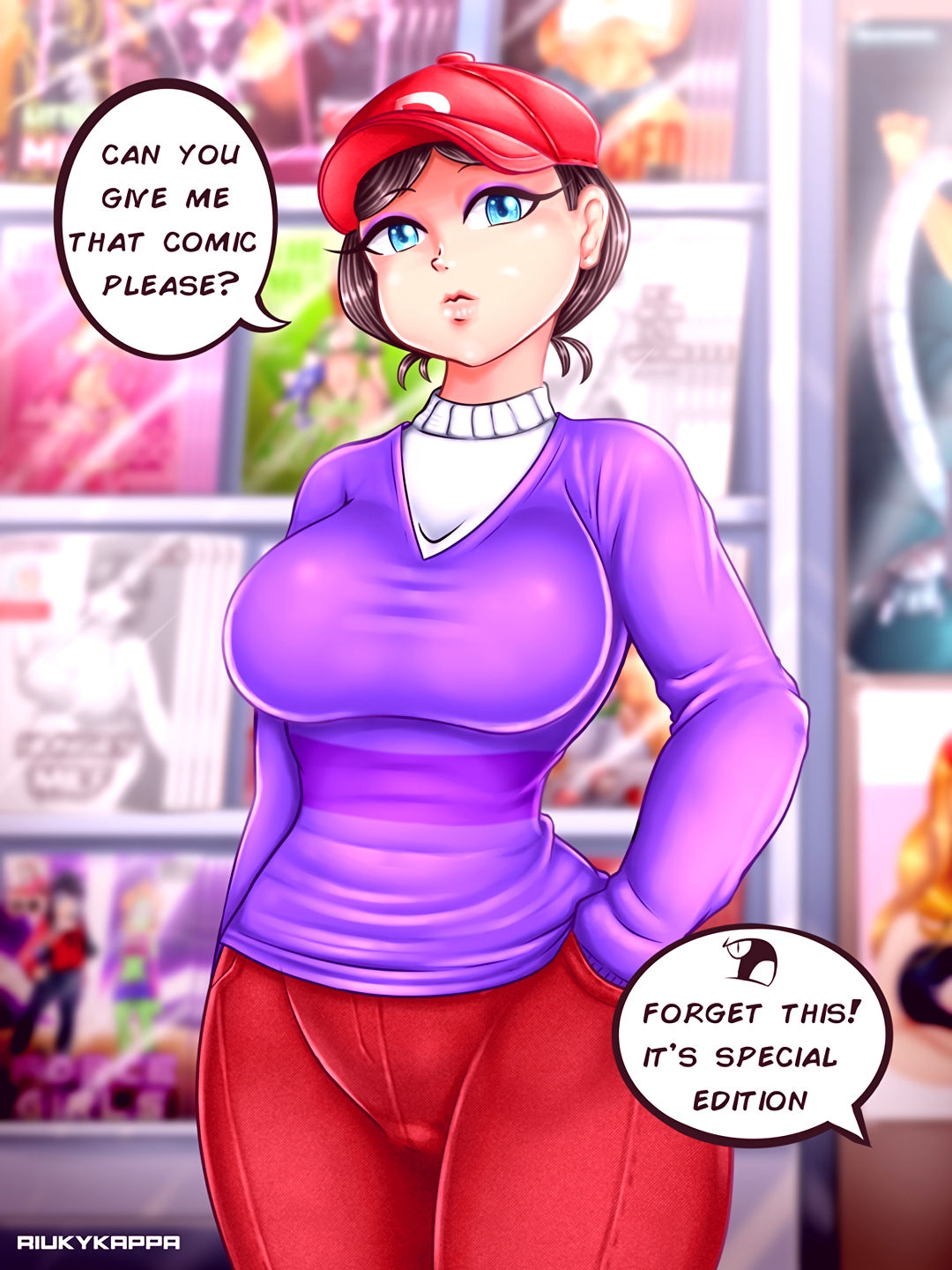 That lustful tomboy porn comic picture 2