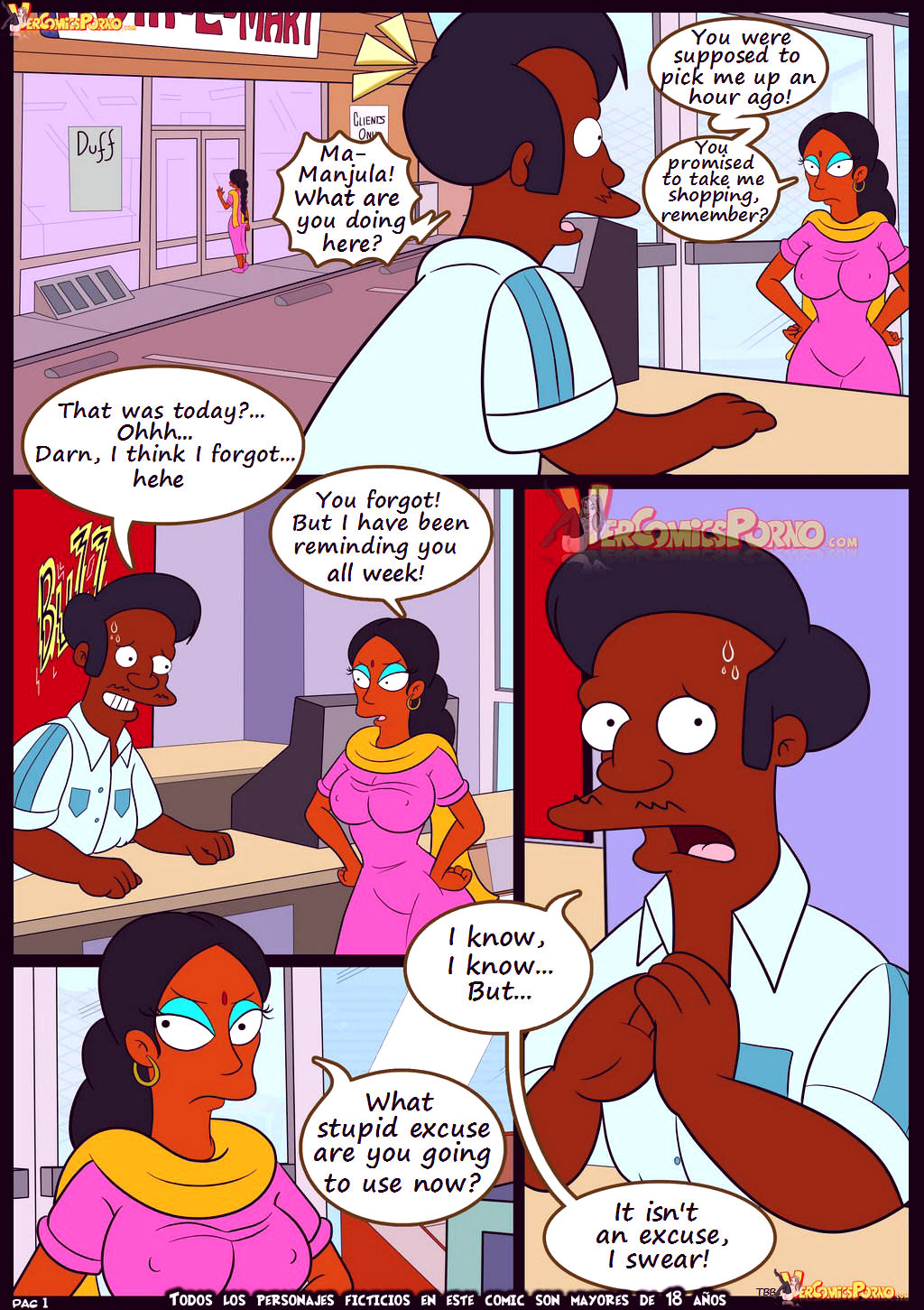 The simpsons old habits 7 porn comic picture 2