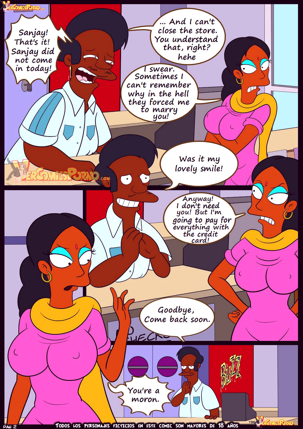 The simpsons old habits 7 porn comic picture 3