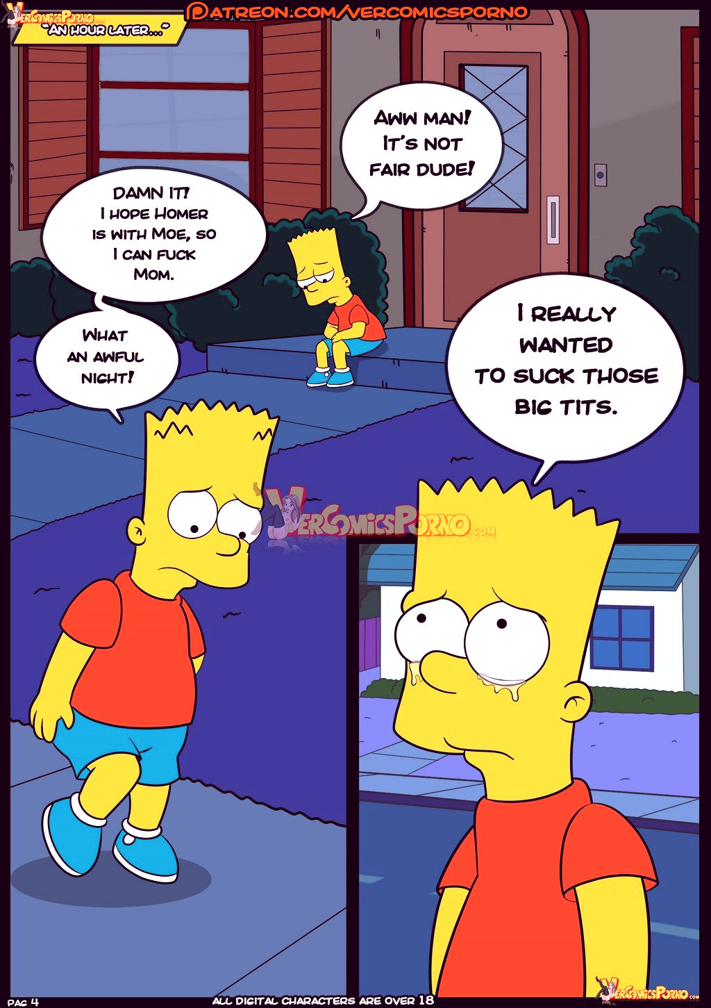 The simpsons old habits 8 porn comic picture 5