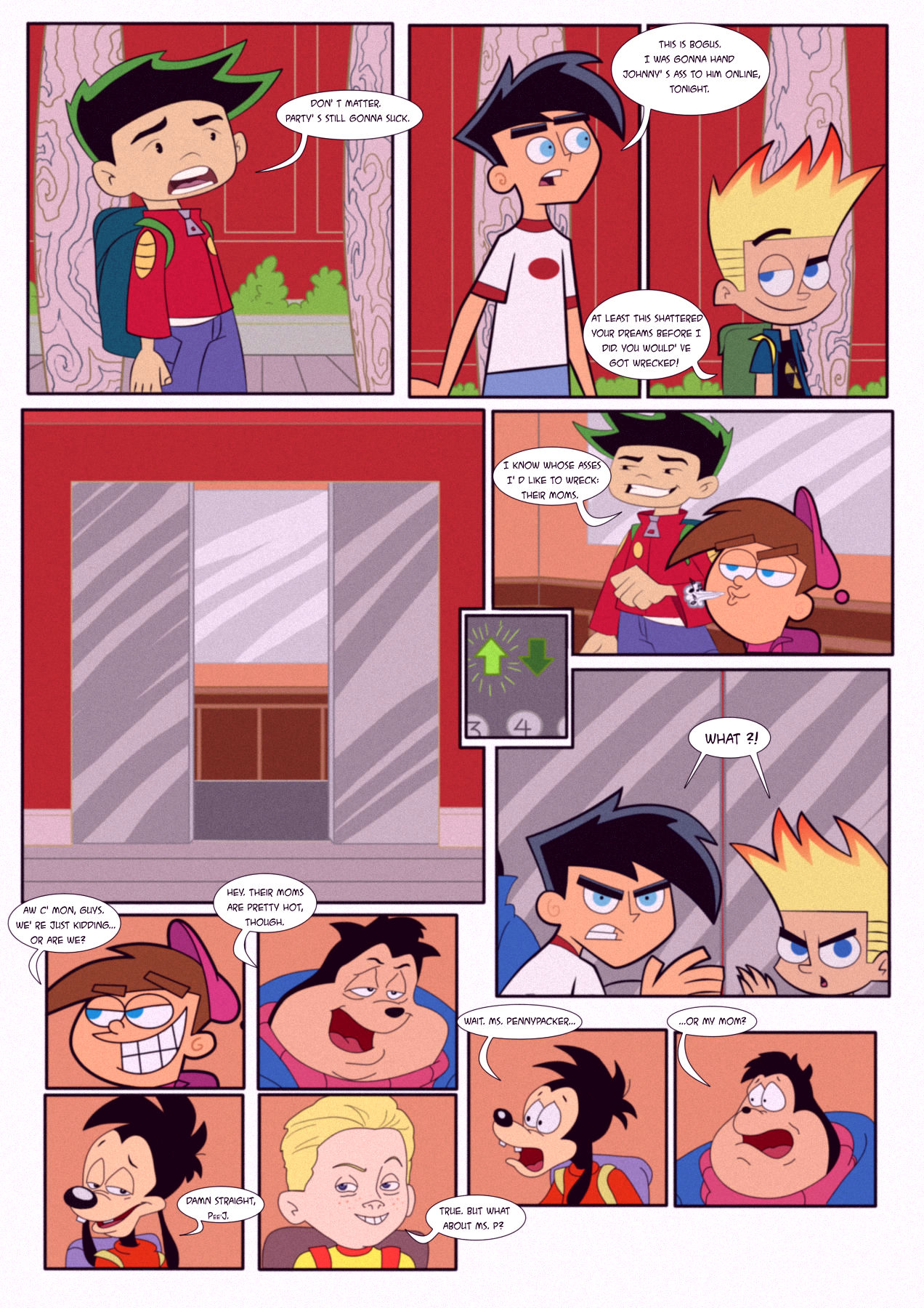 The ultimate milf orgy porn comic picture 8