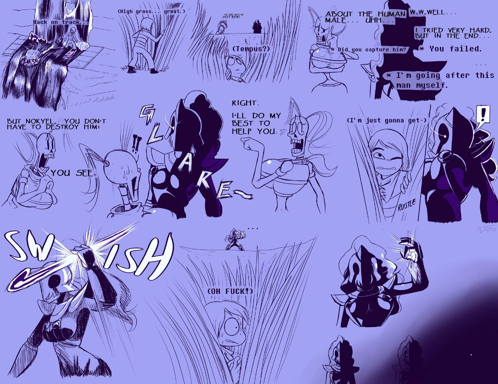 Underhertail monster girledition 3 porn comic picture 2