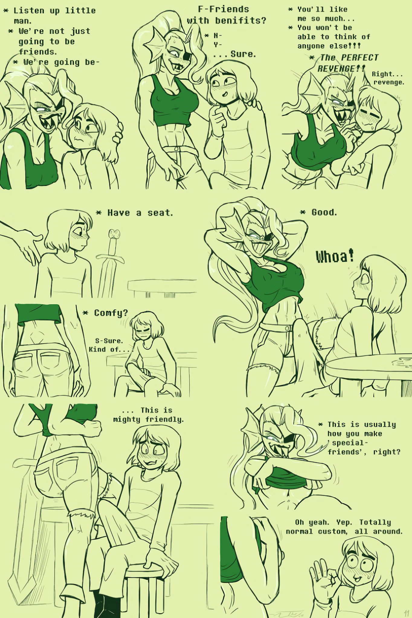 Underhertail monster girledition 4 porn comic picture 11
