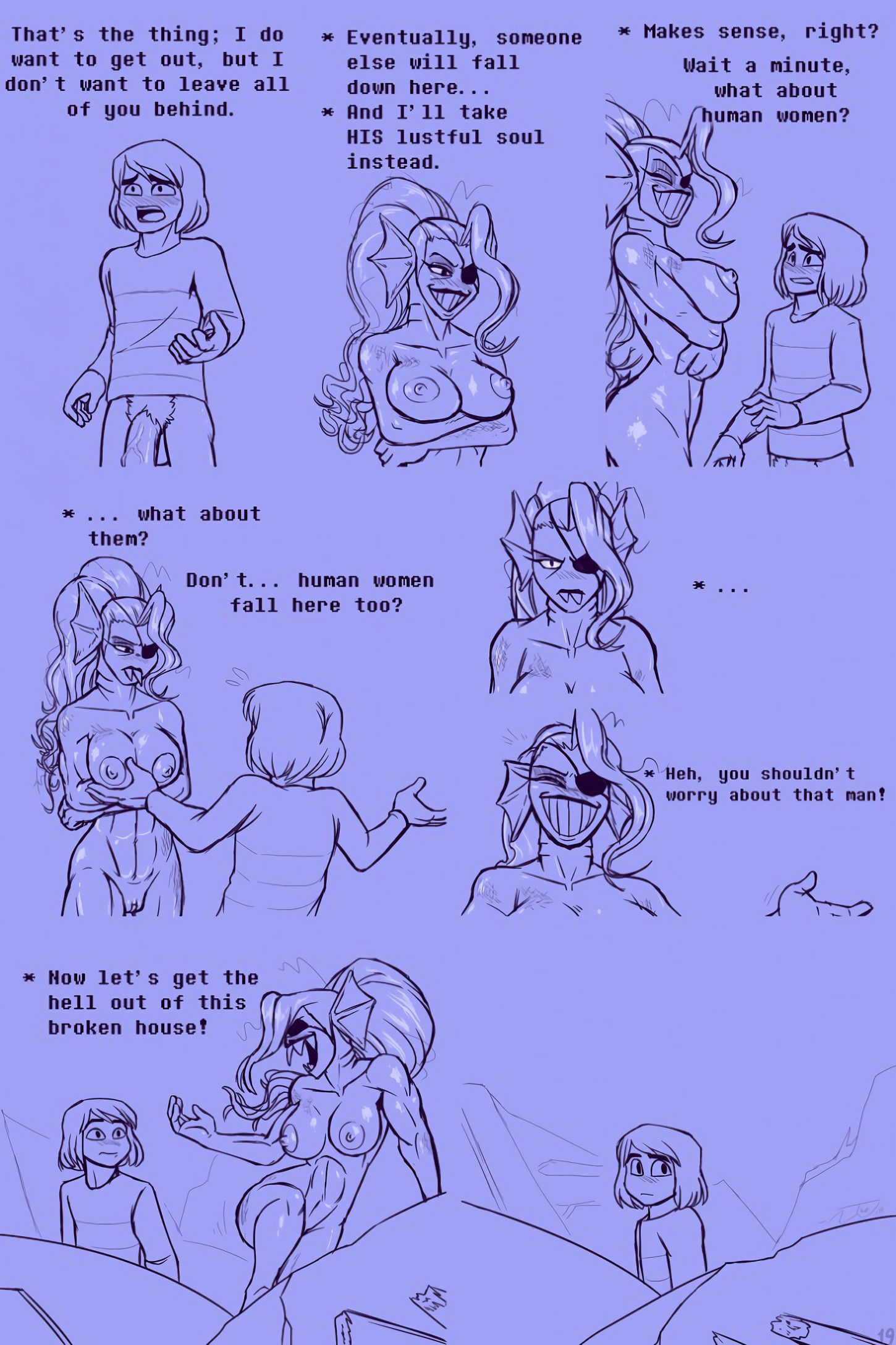 Underhertail monster girledition 4 porn comic picture 19