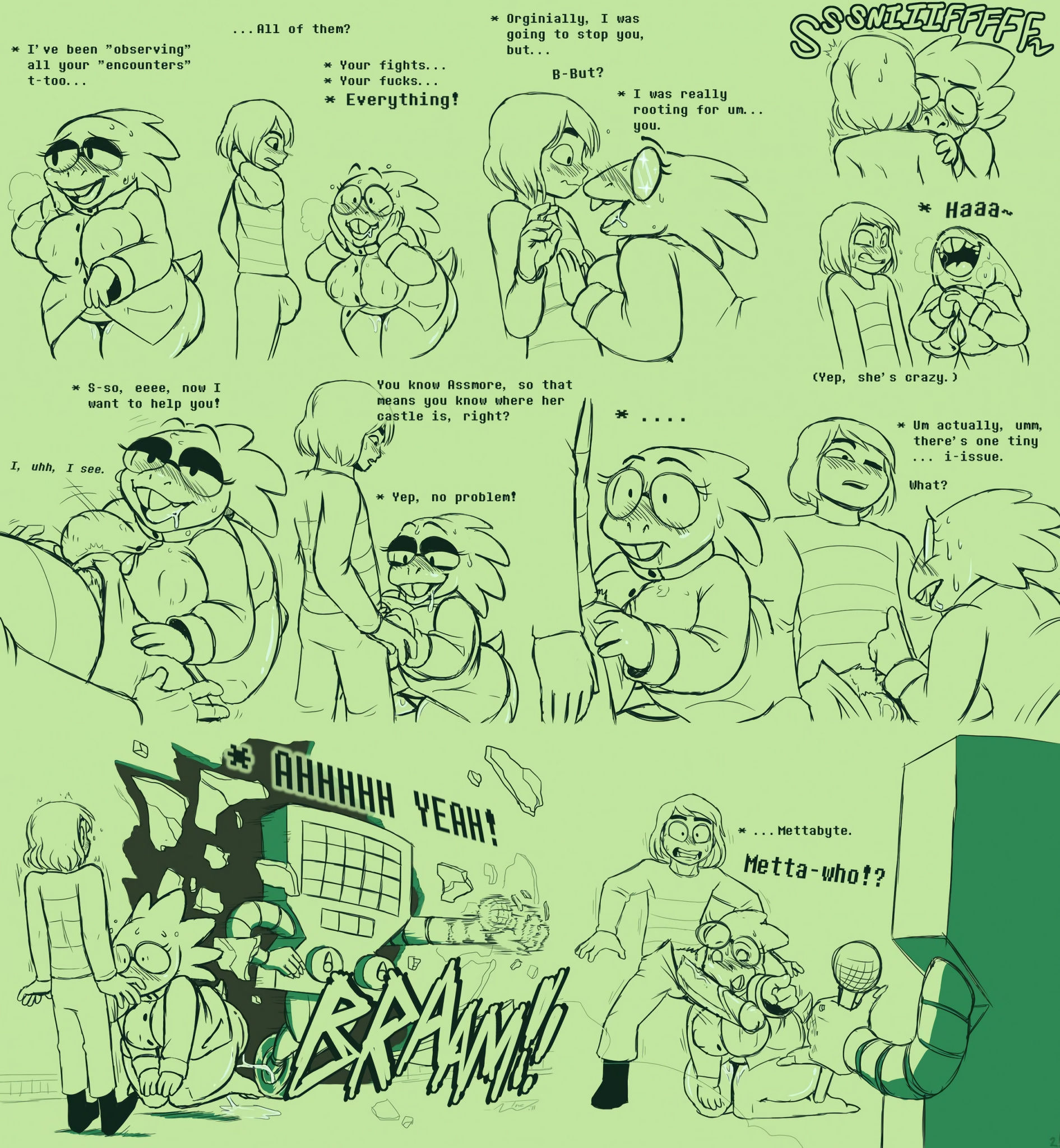 Underhertail monster girledition 4 porn comic picture 3