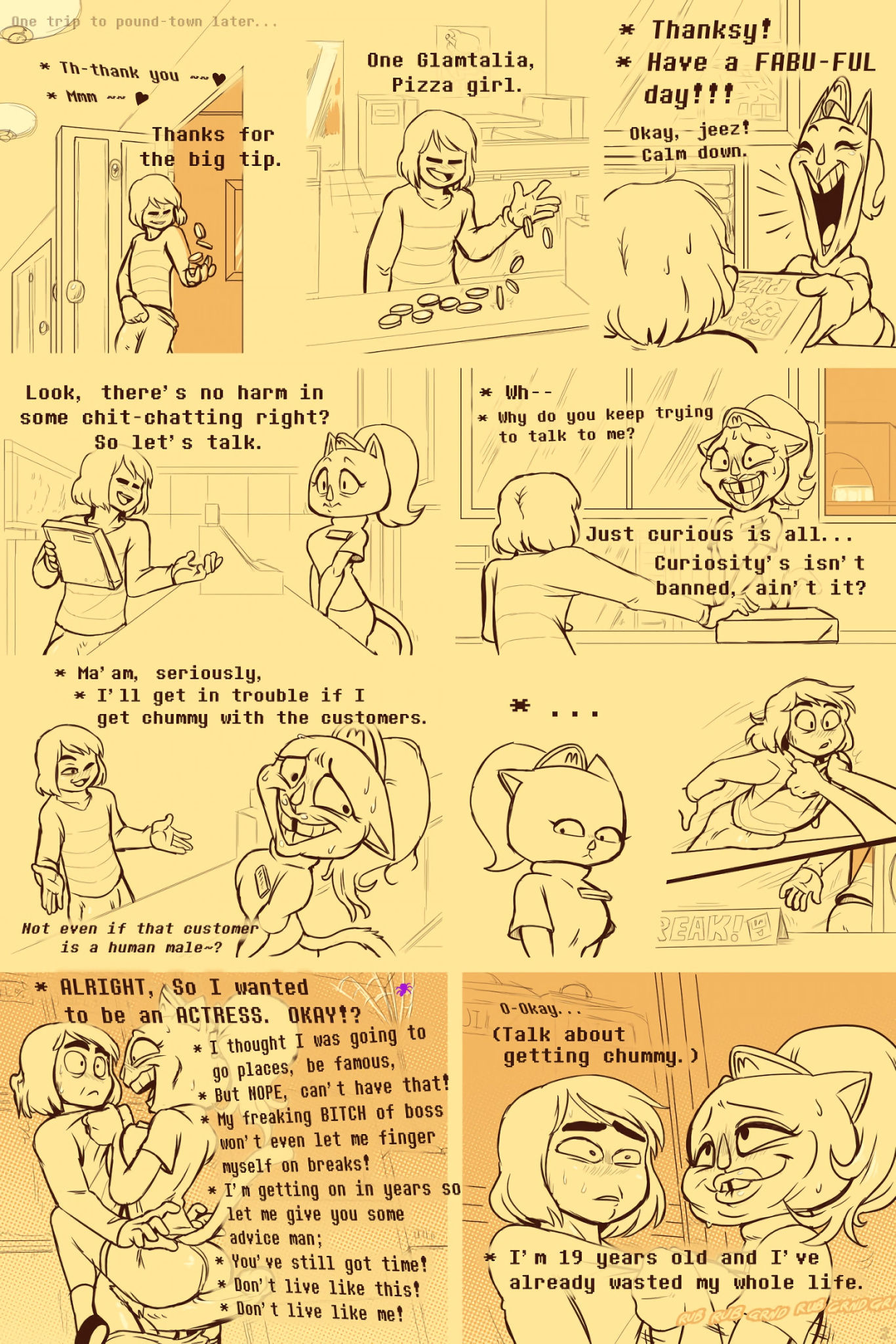 Underhertail monster girledition 6 porn comic picture 3