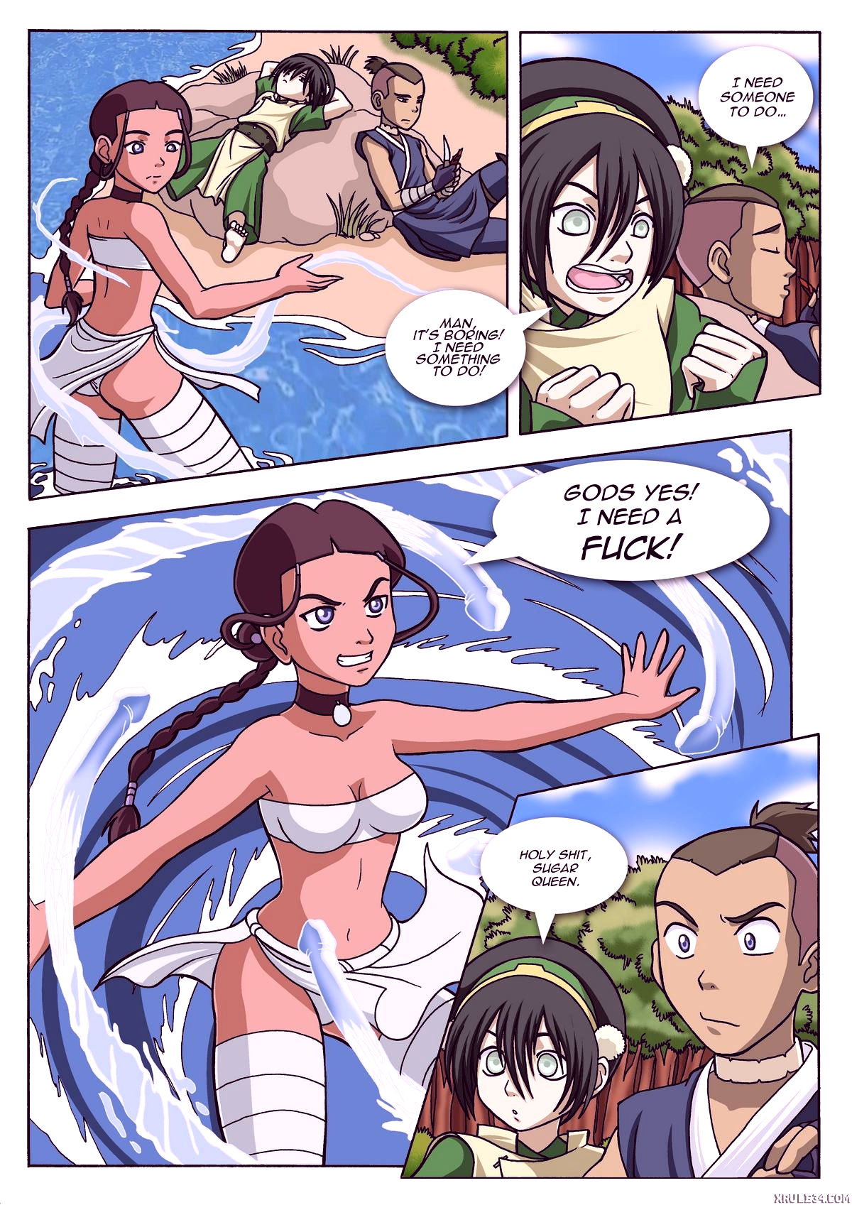 Avatar the last jizzbender porn comic picture 2