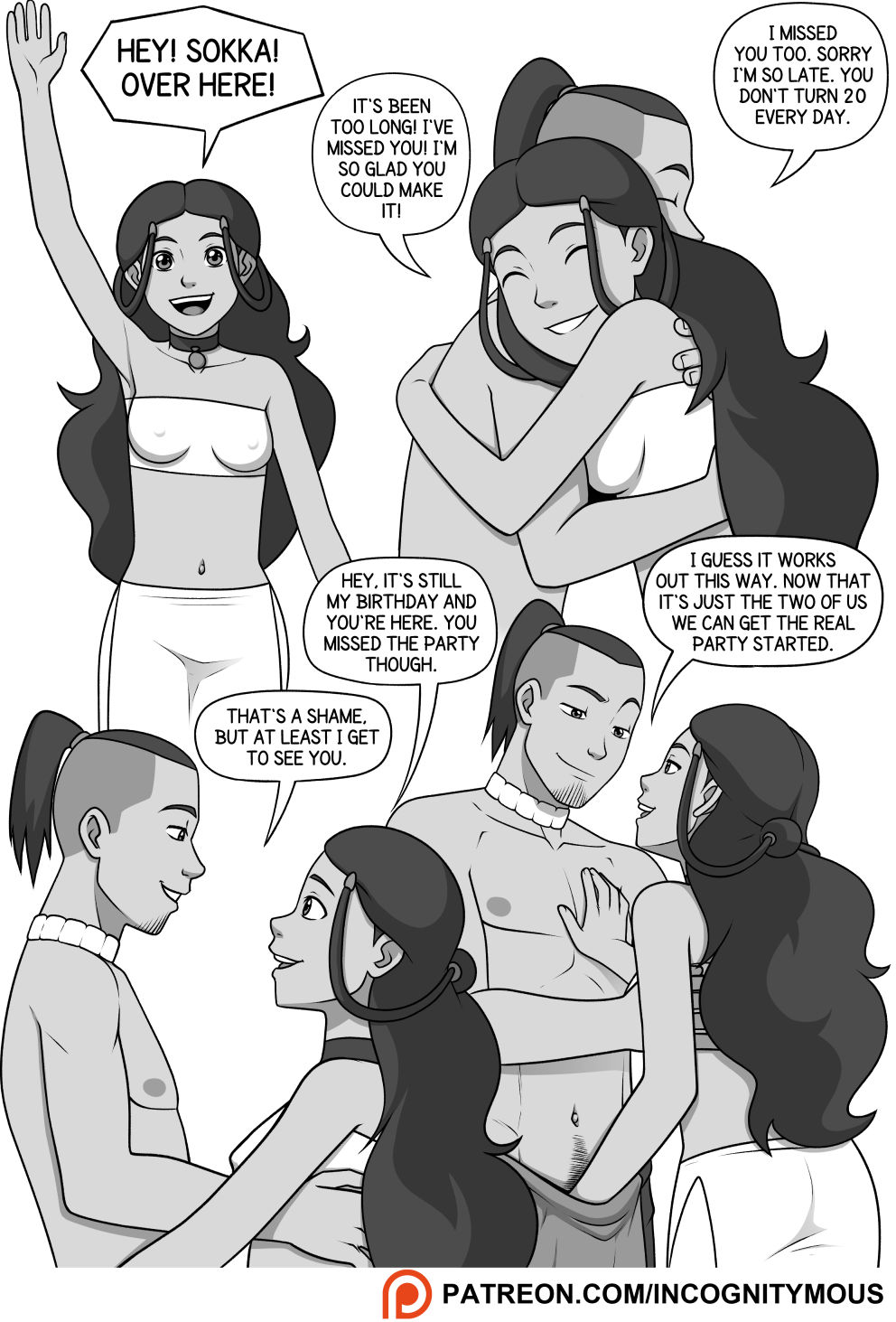 Steamy afterparty porn comic picture 2