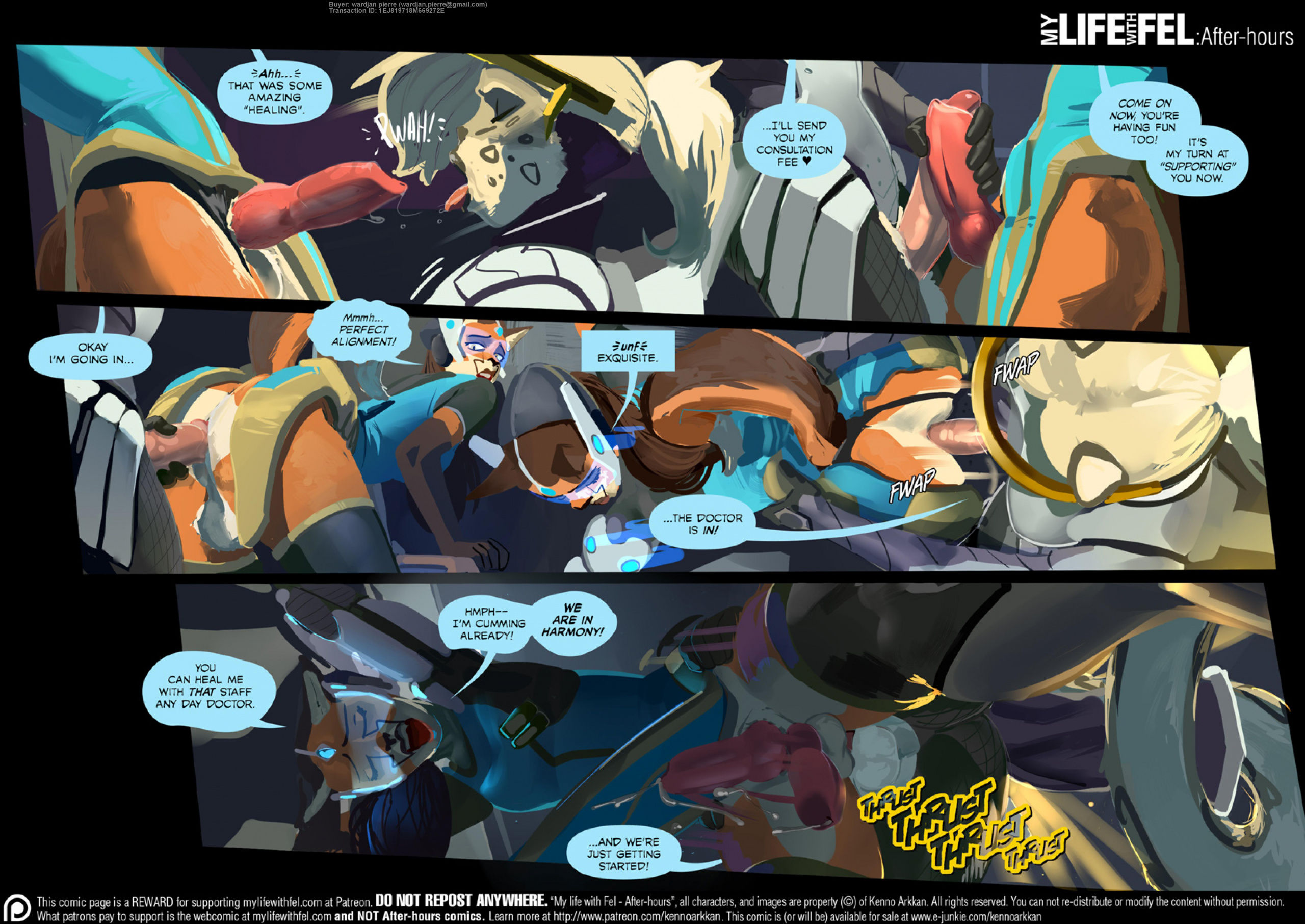Afterwatch porn comic picture 11