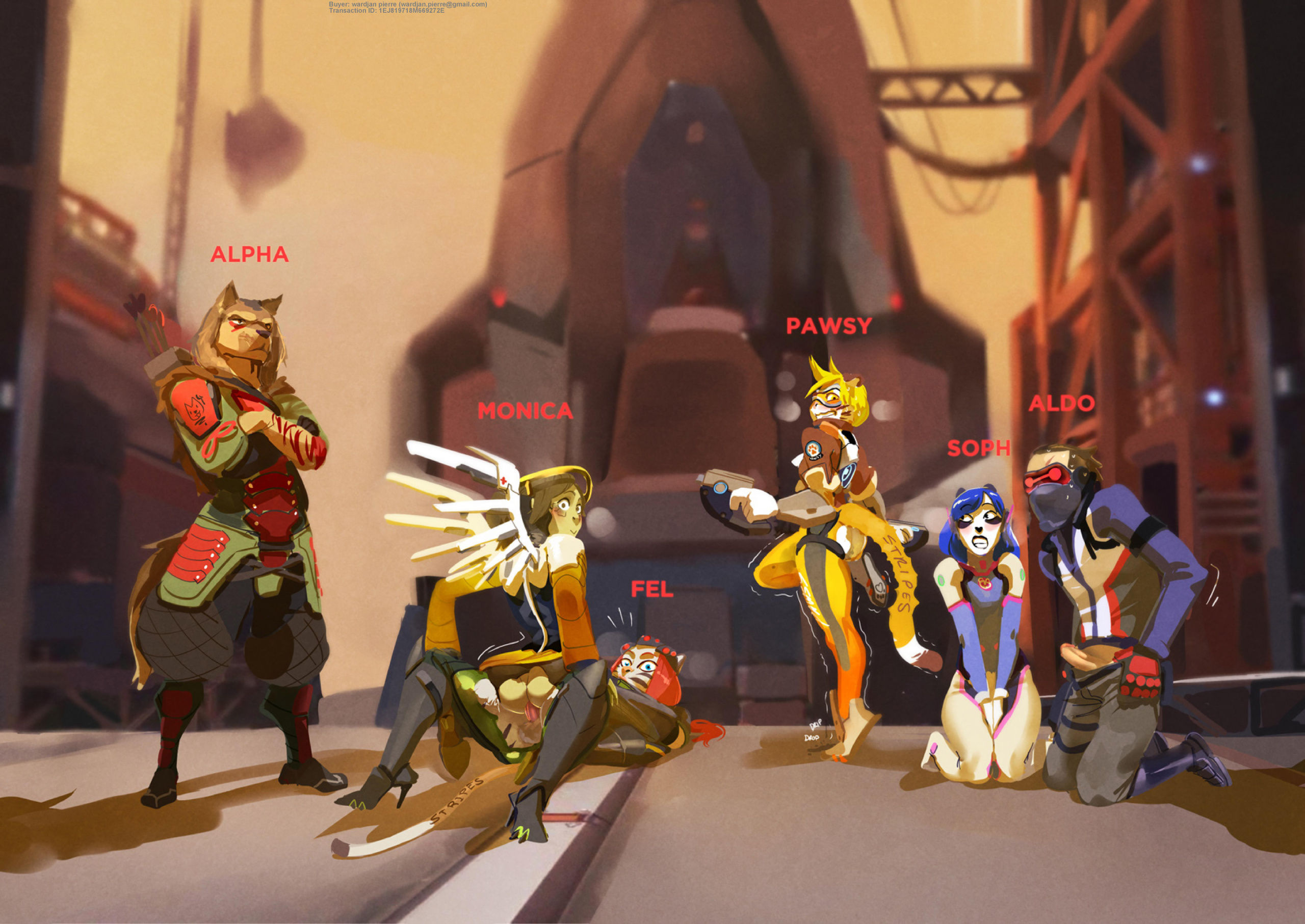 Afterwatch porn comic picture 19