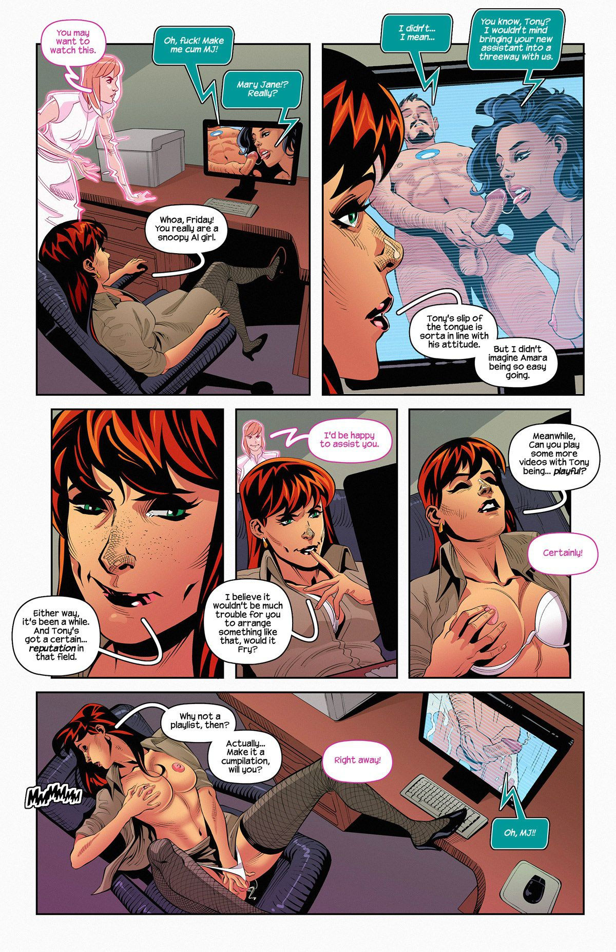 Invincible iron spider porn comic picture 3