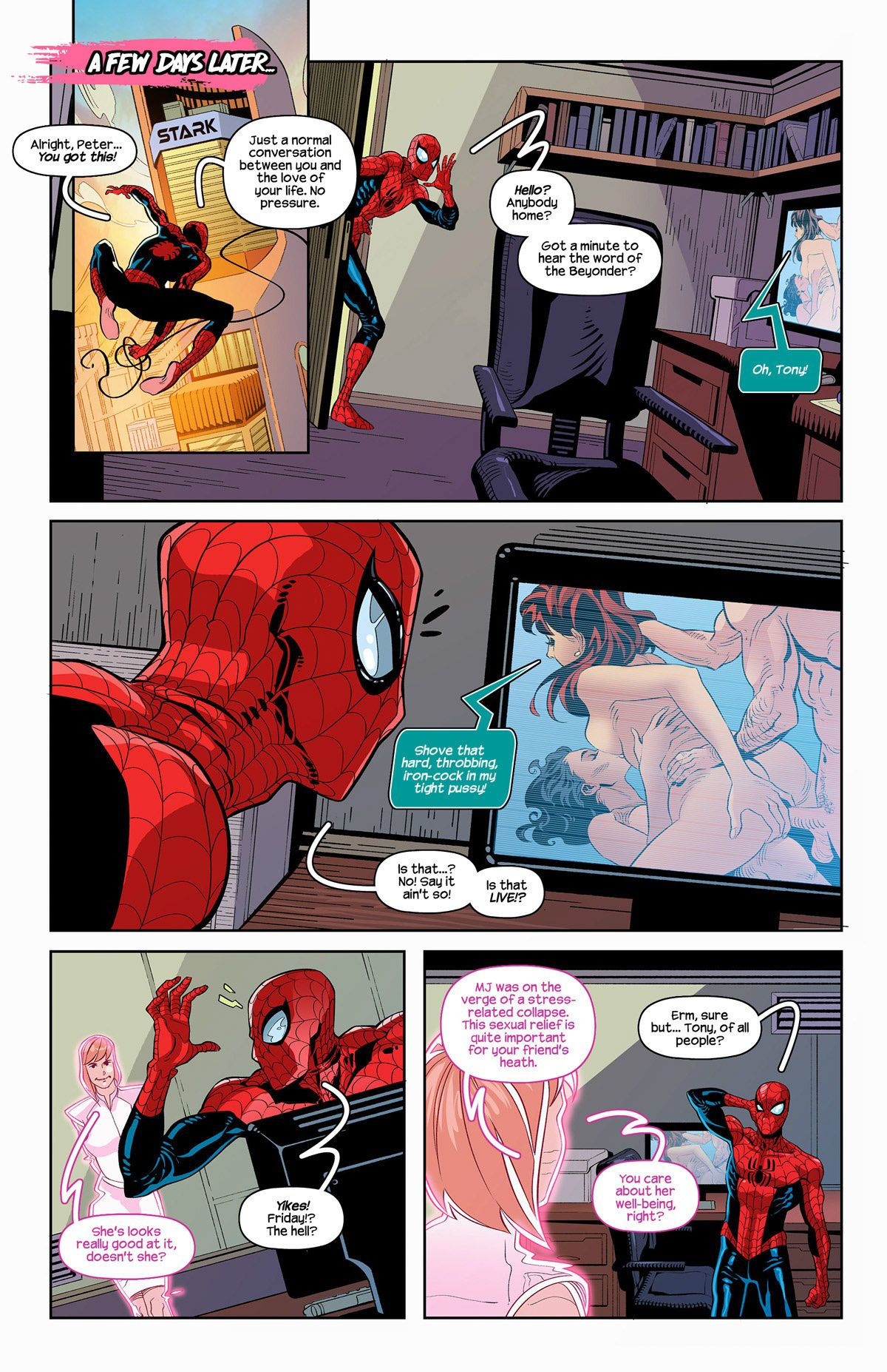 Invincible iron spider porn comic picture 4