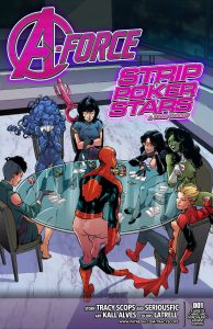 A-Force - Strip Poker Stars porn comic picture 1