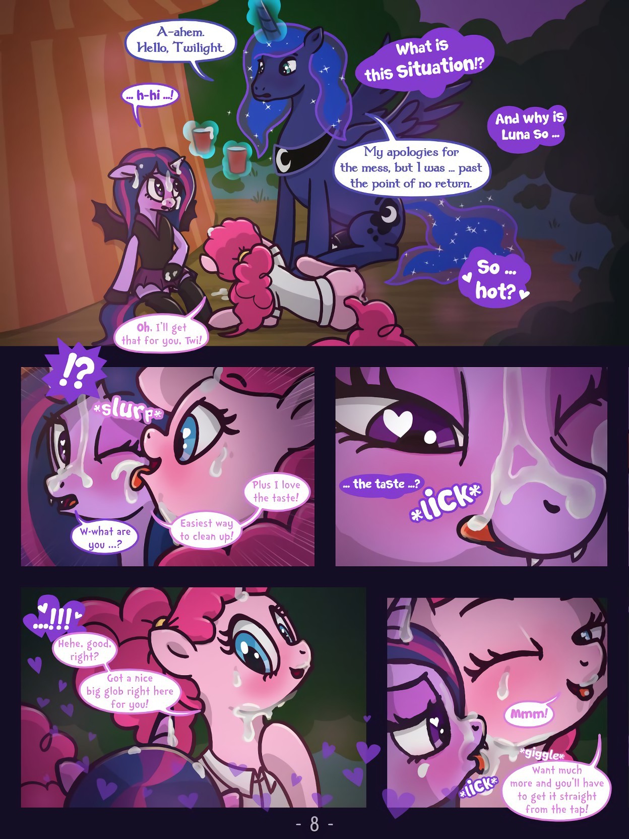 A Happy Nightmare Night porn comic picture 8